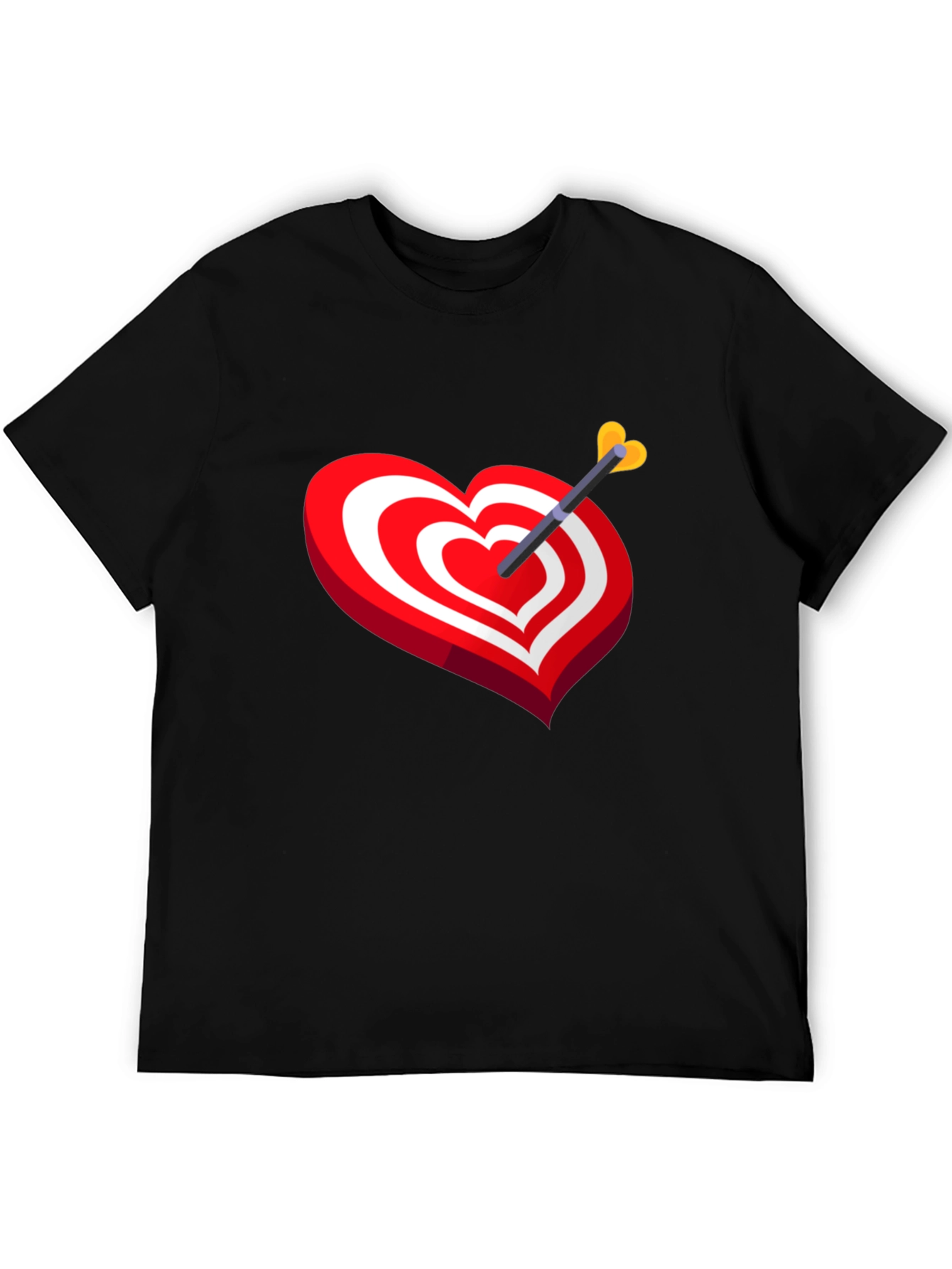 Heart Target Arrow T-Shirt - Cupids Mark