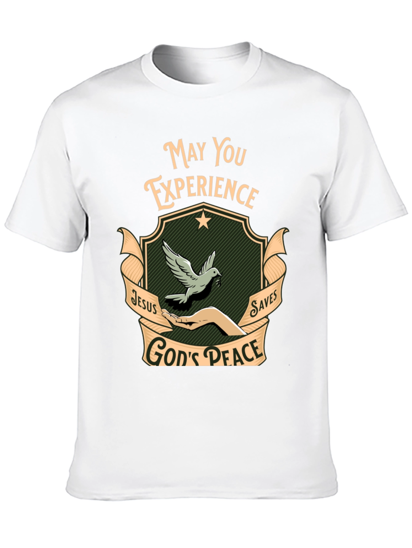 Experience Gods Peace Black T-Shirt