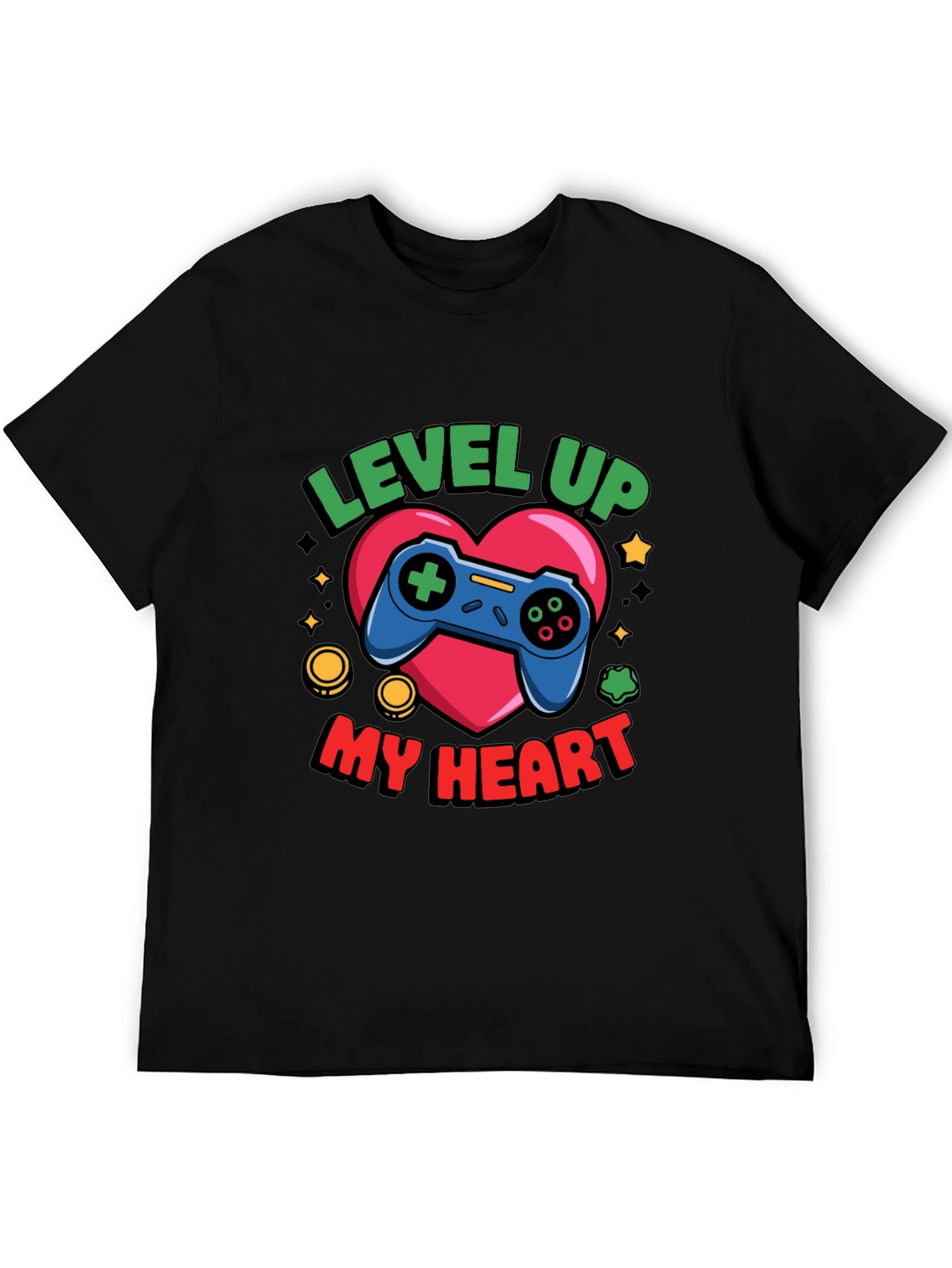 Level Up My Heart Gamer T-Shirt