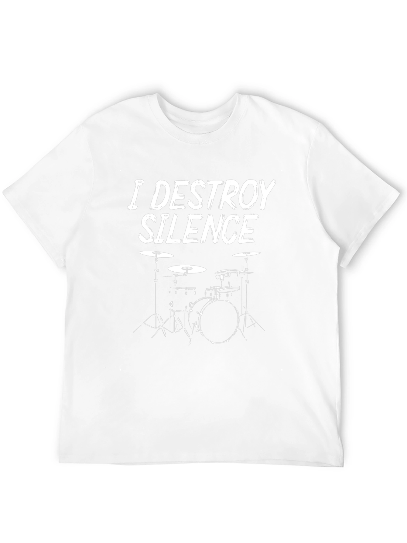 I Destroy Silence Drummer T-Shirt