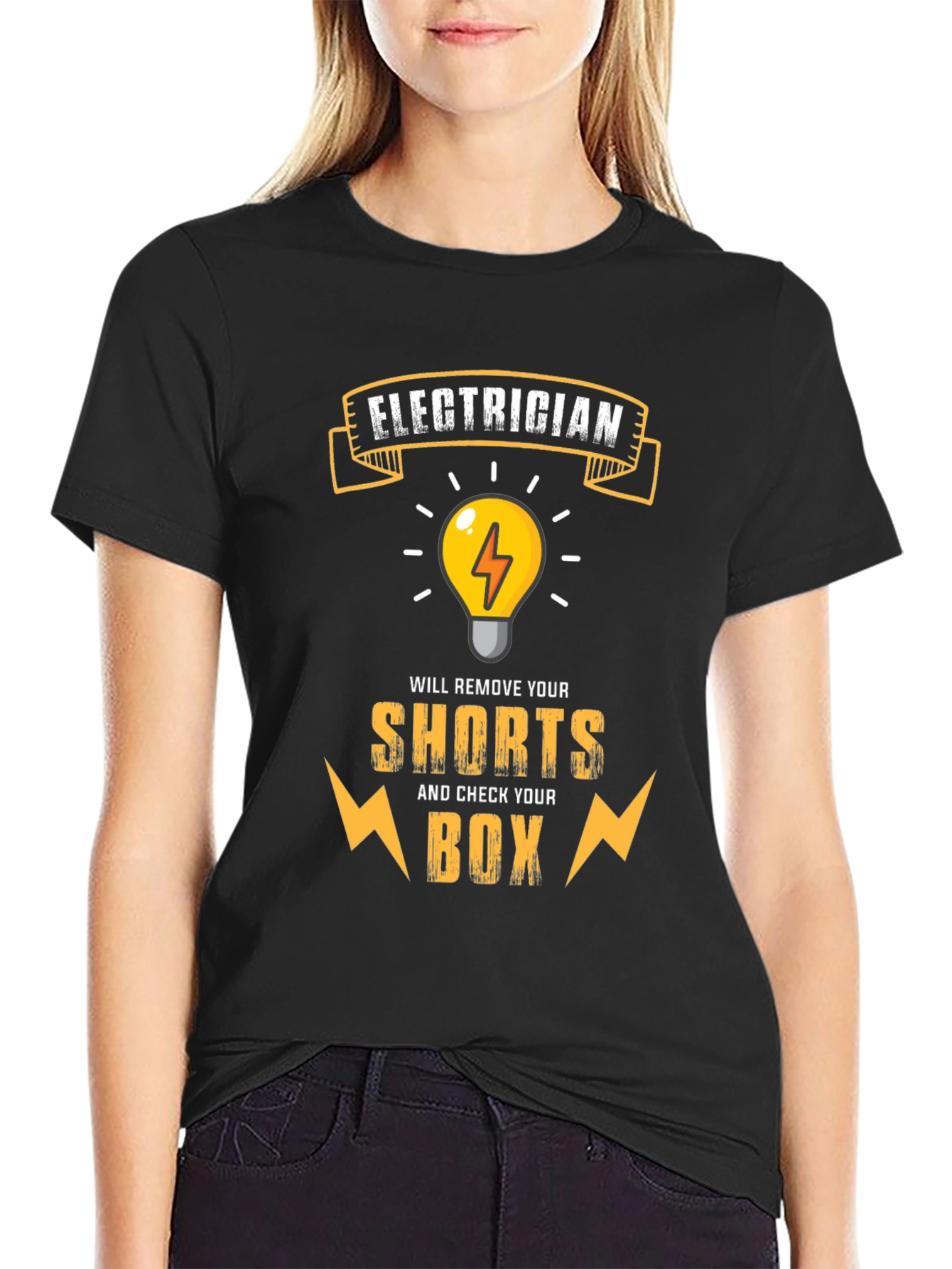 Electrician Humor Graphic T-Shirt