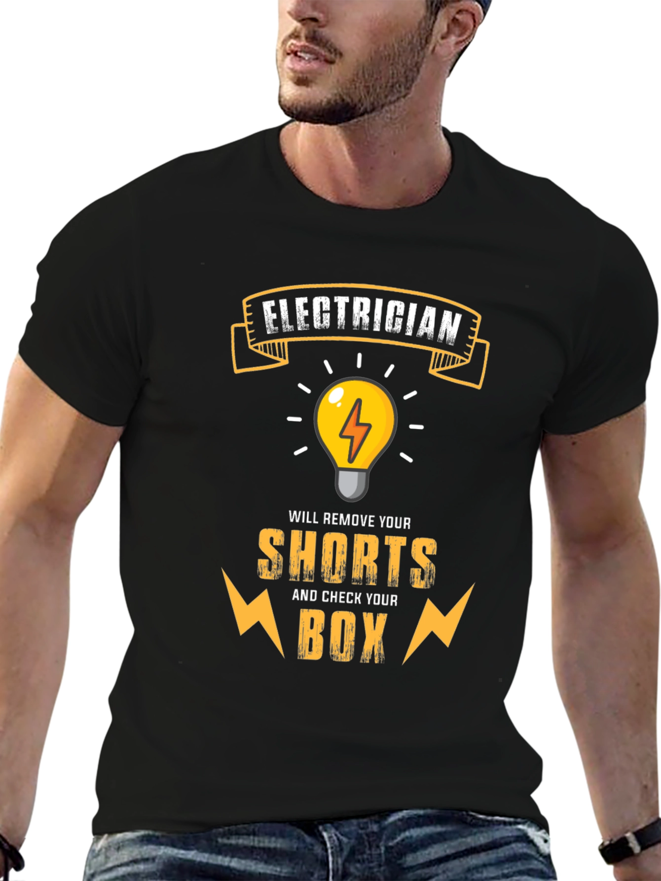Electrician Humor Graphic T-Shirt