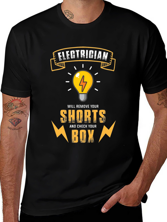 Electrician Humor Graphic T-Shirt