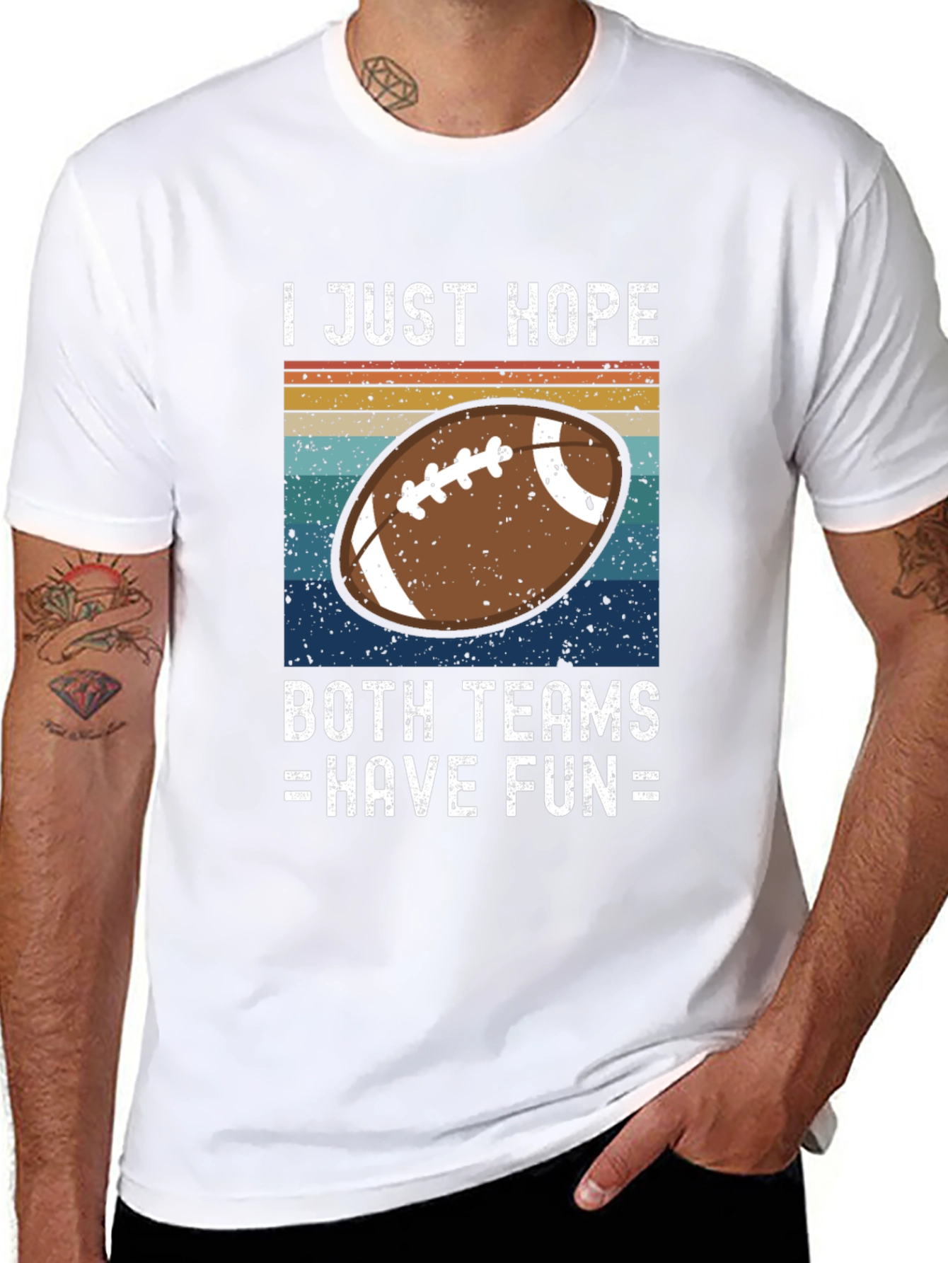 Football Fan T-Shirt - Both Teams Have Fun