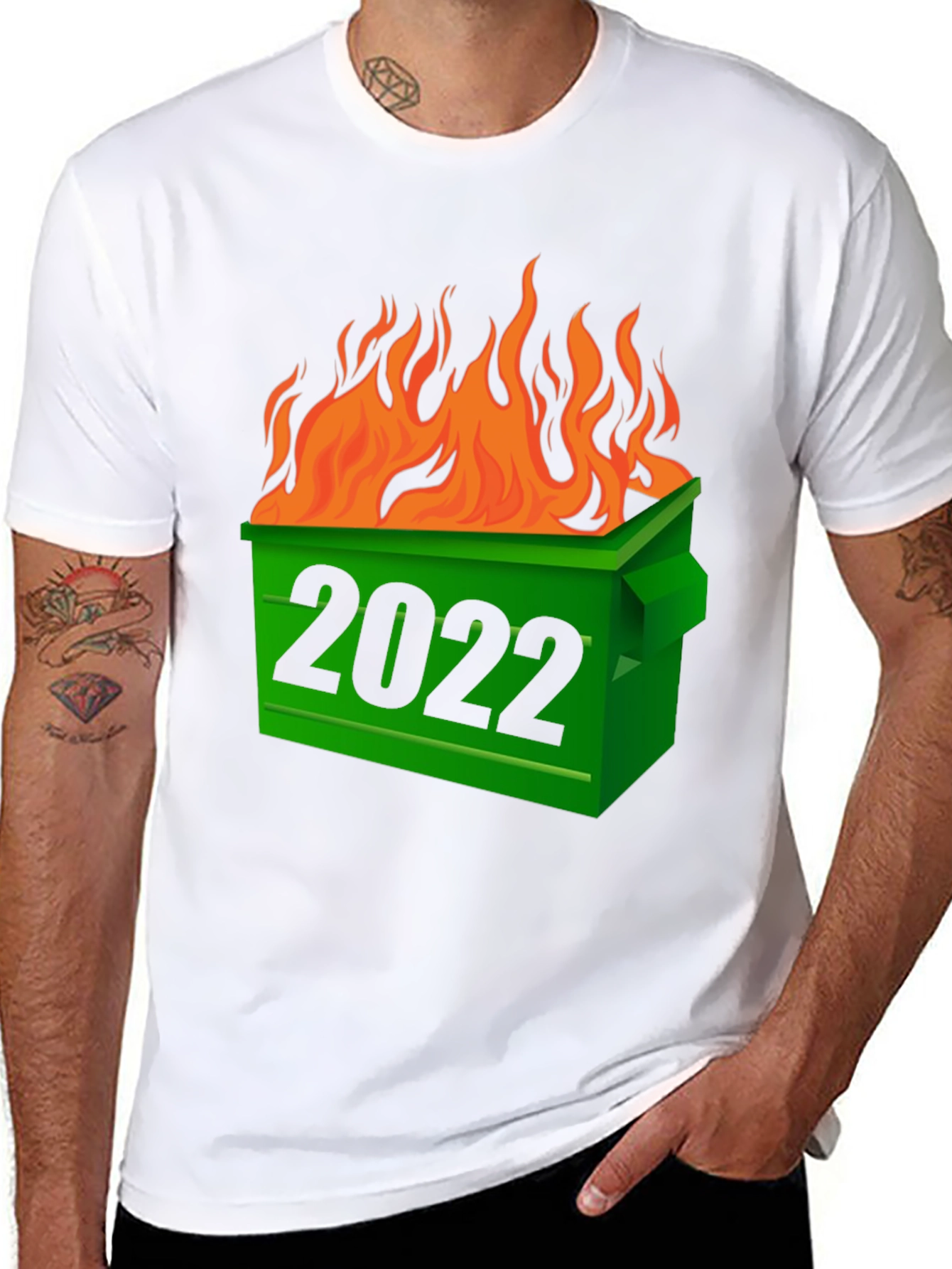 2022 Dumpster Fire T-Shirt - Black