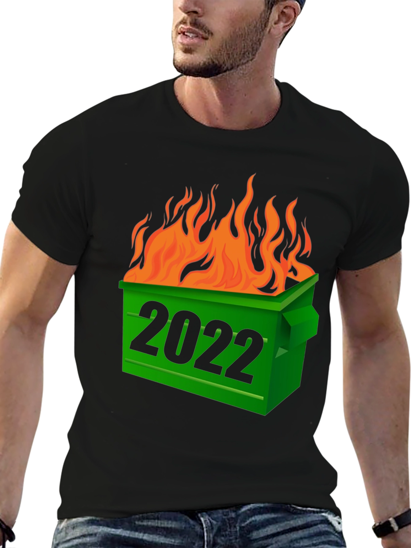 2022 Dumpster Fire T-Shirt - Black