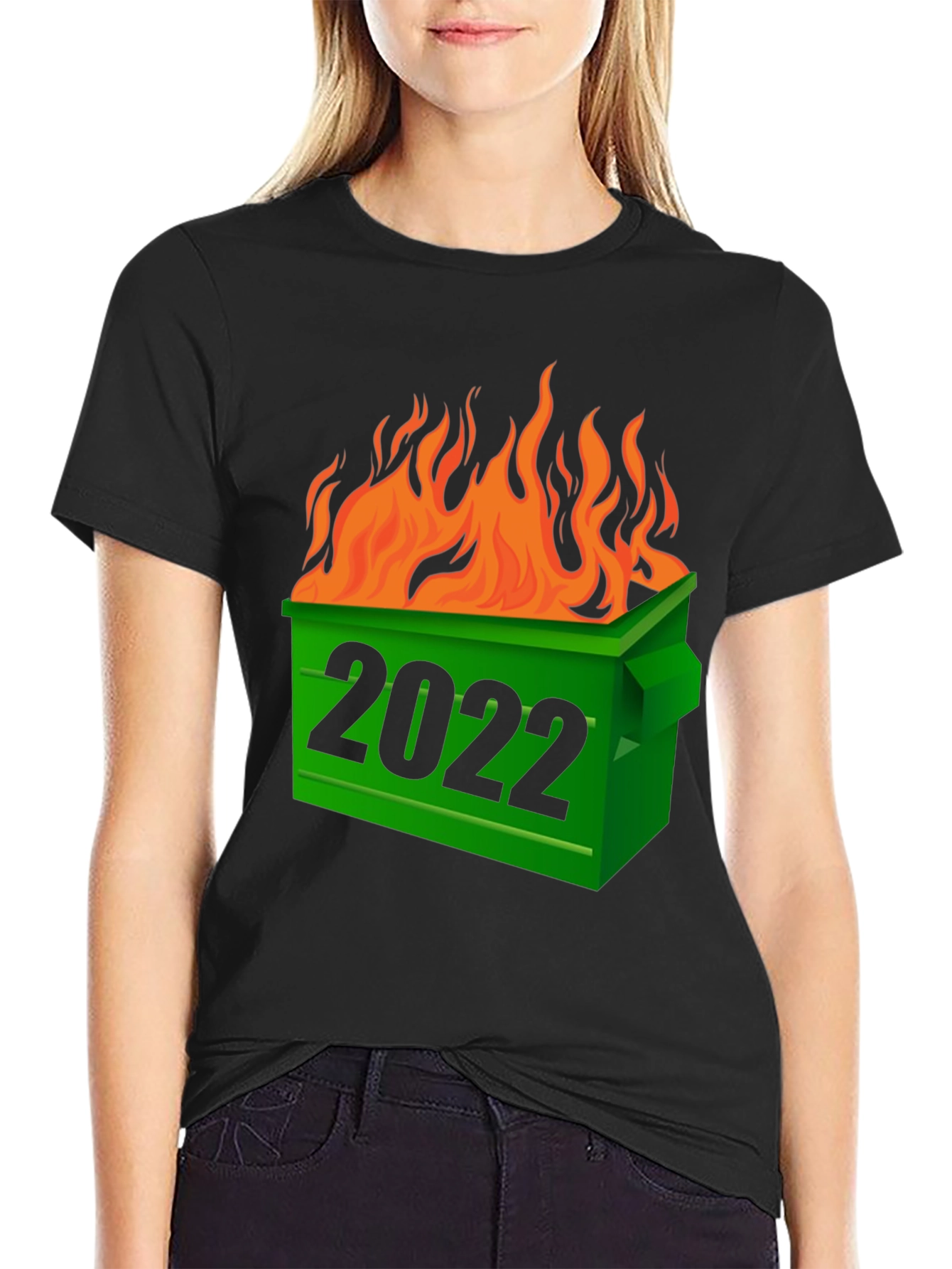 2022 Dumpster Fire T-Shirt - Black
