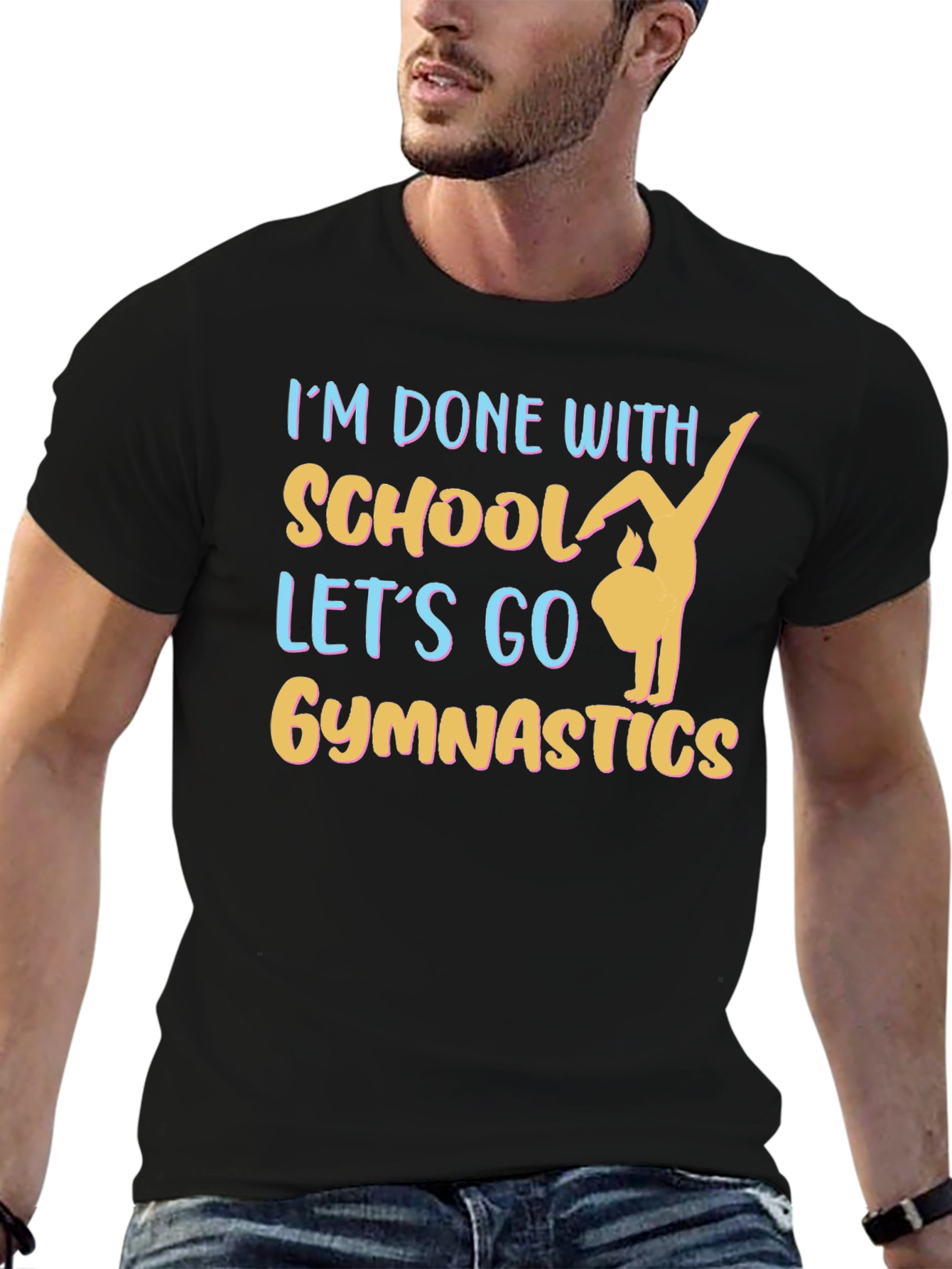 Gymnastics T-Shirt - Schools Out Lets Go!