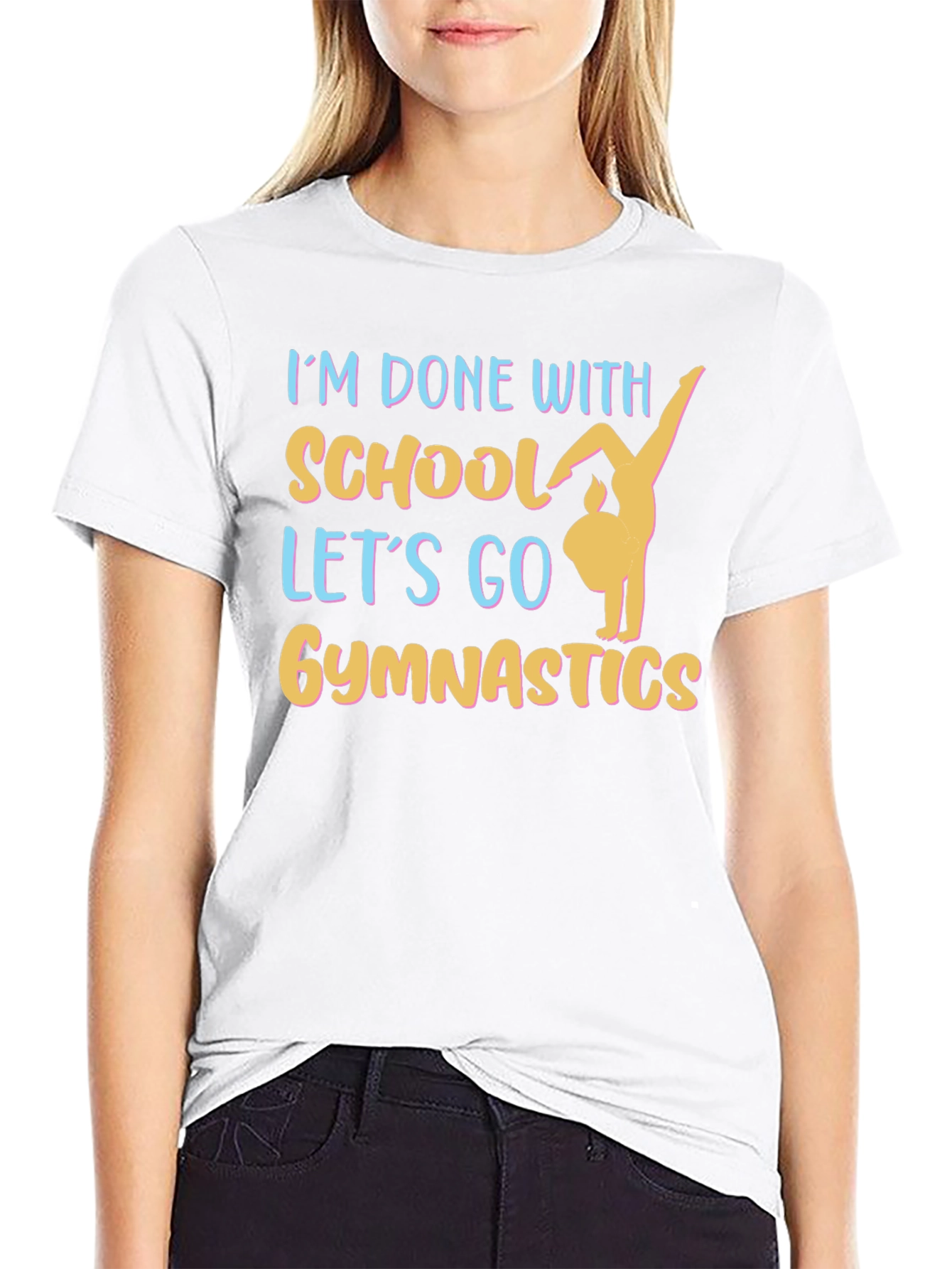 Gymnastics T-Shirt - Schools Out Lets Go!
