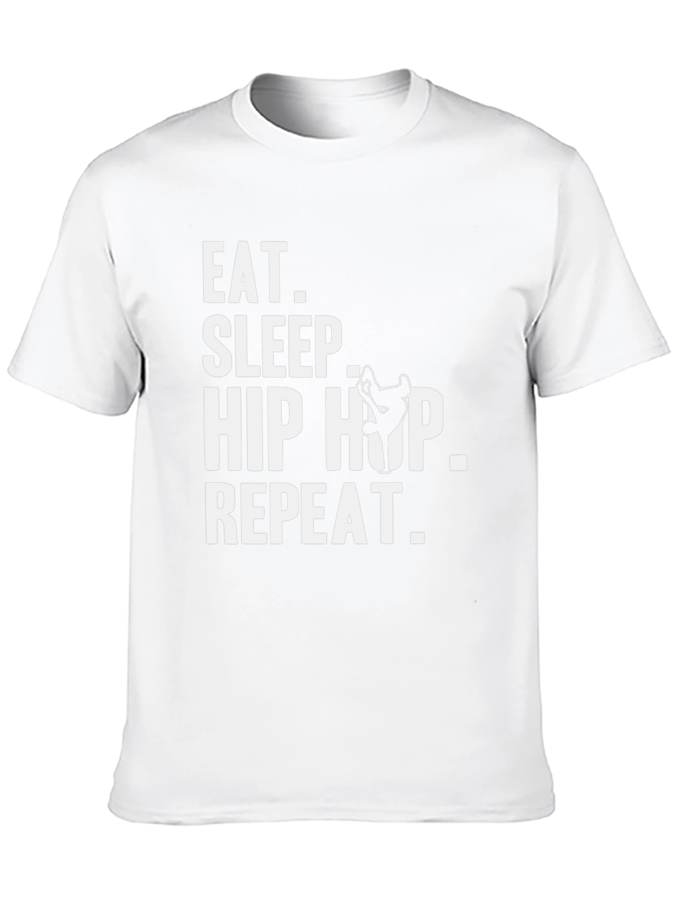 Eat Sleep Hip Hop Repeat Black T-Shirt