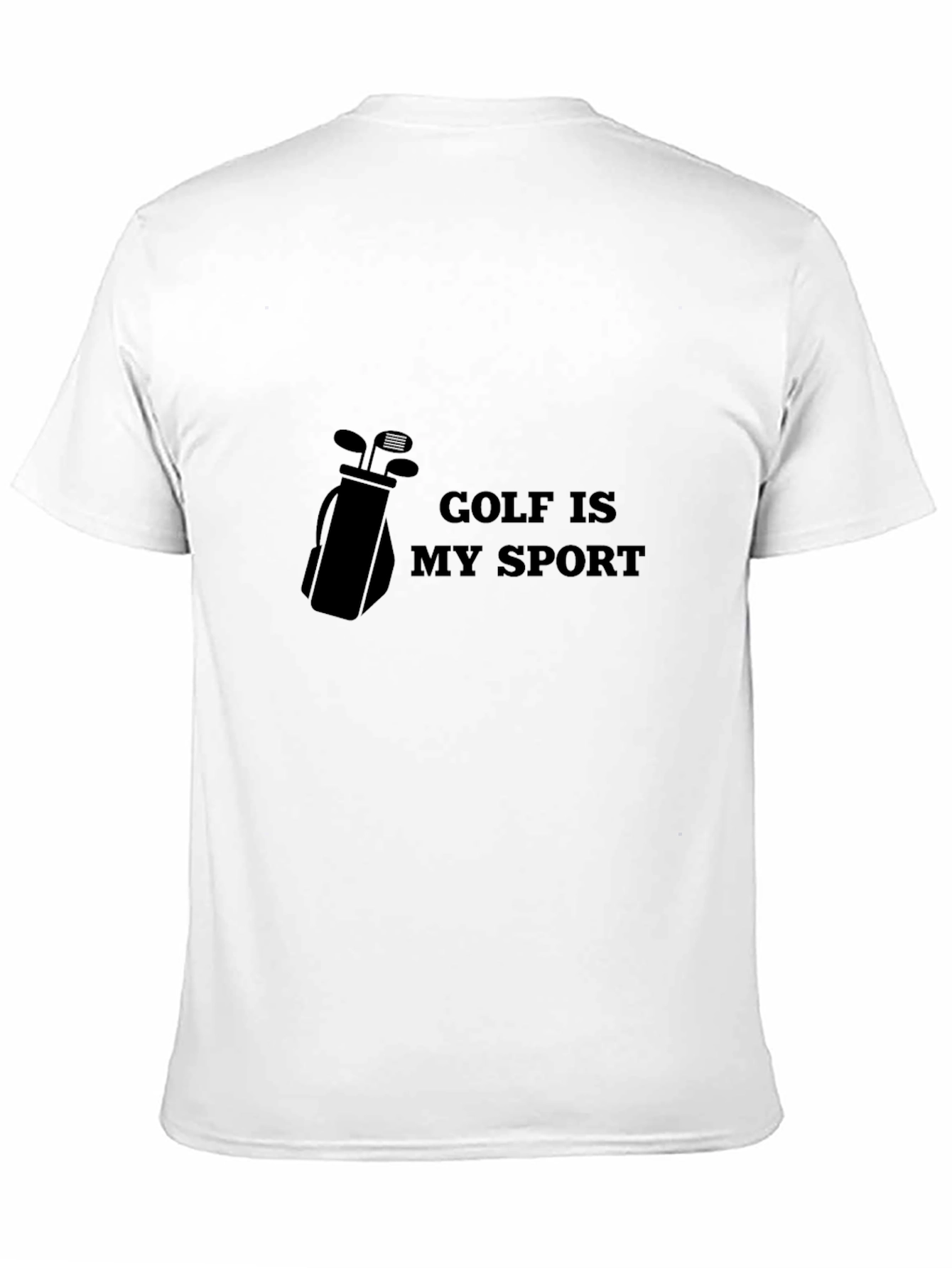 Golf is My Sport Black Graphic Tee