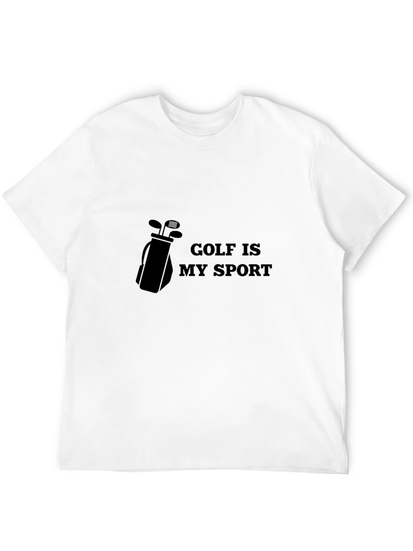 Golf is My Sport Black Graphic Tee