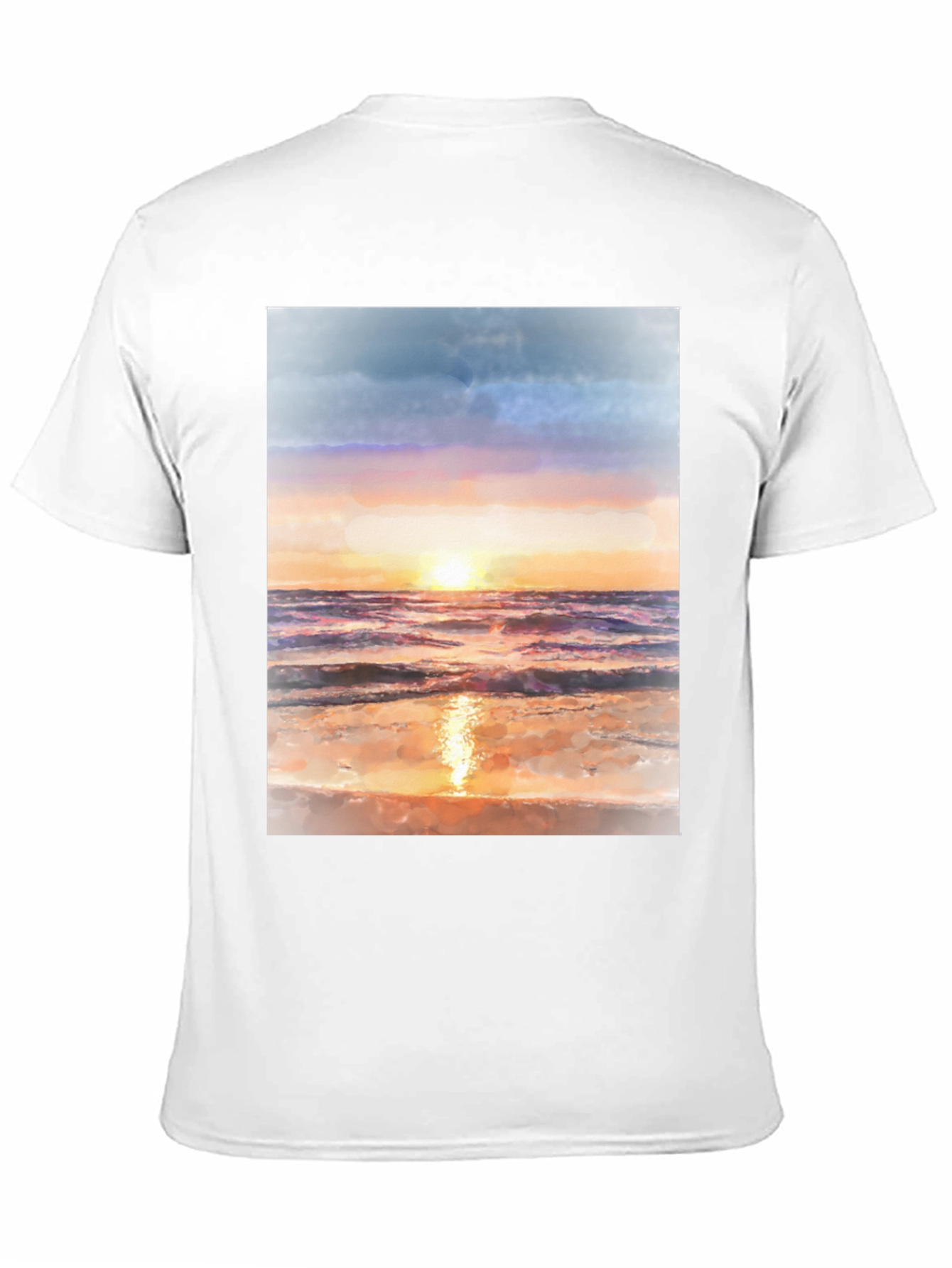 Sunset Beach Graphic Tee - Black