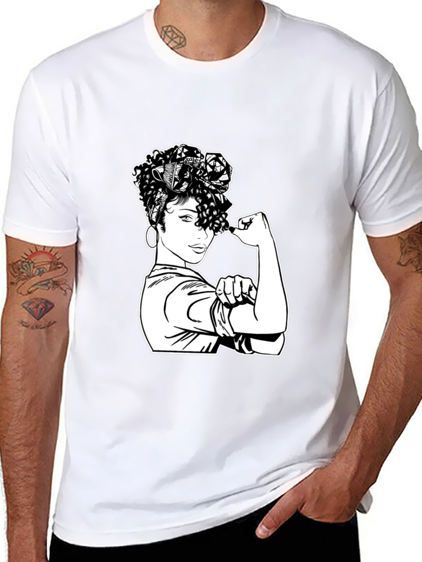 Feminist Empowerment T-Shirt - Black