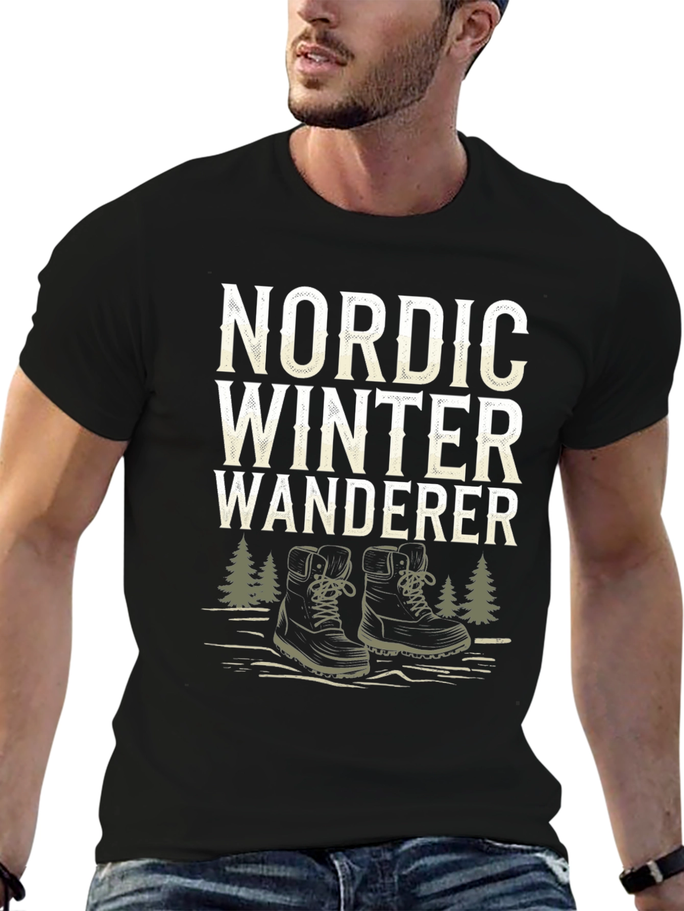 Nordic Winter Wanderer Graphic Tee