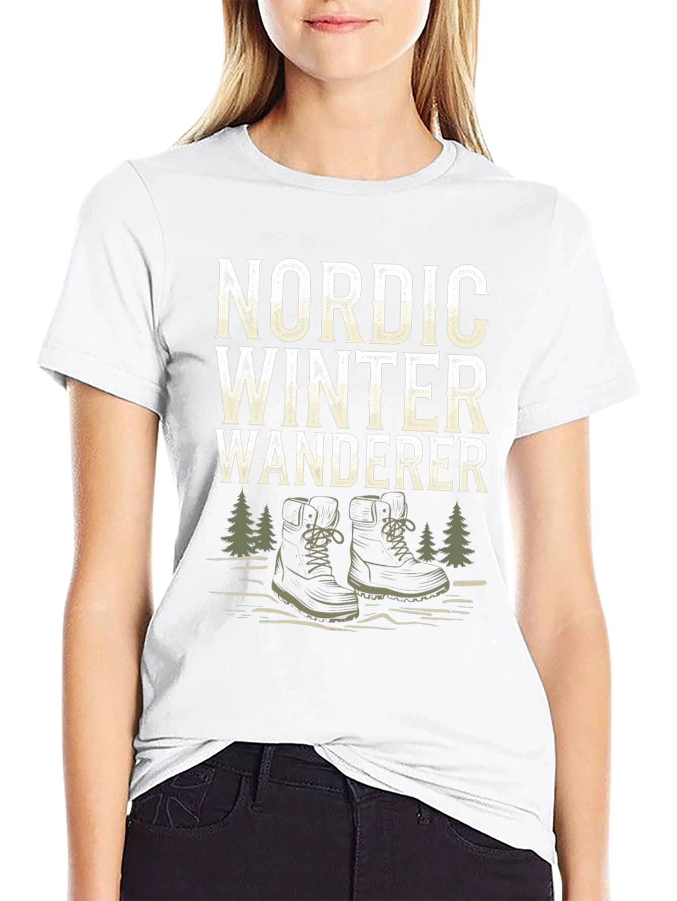 Nordic Winter Wanderer Graphic Tee