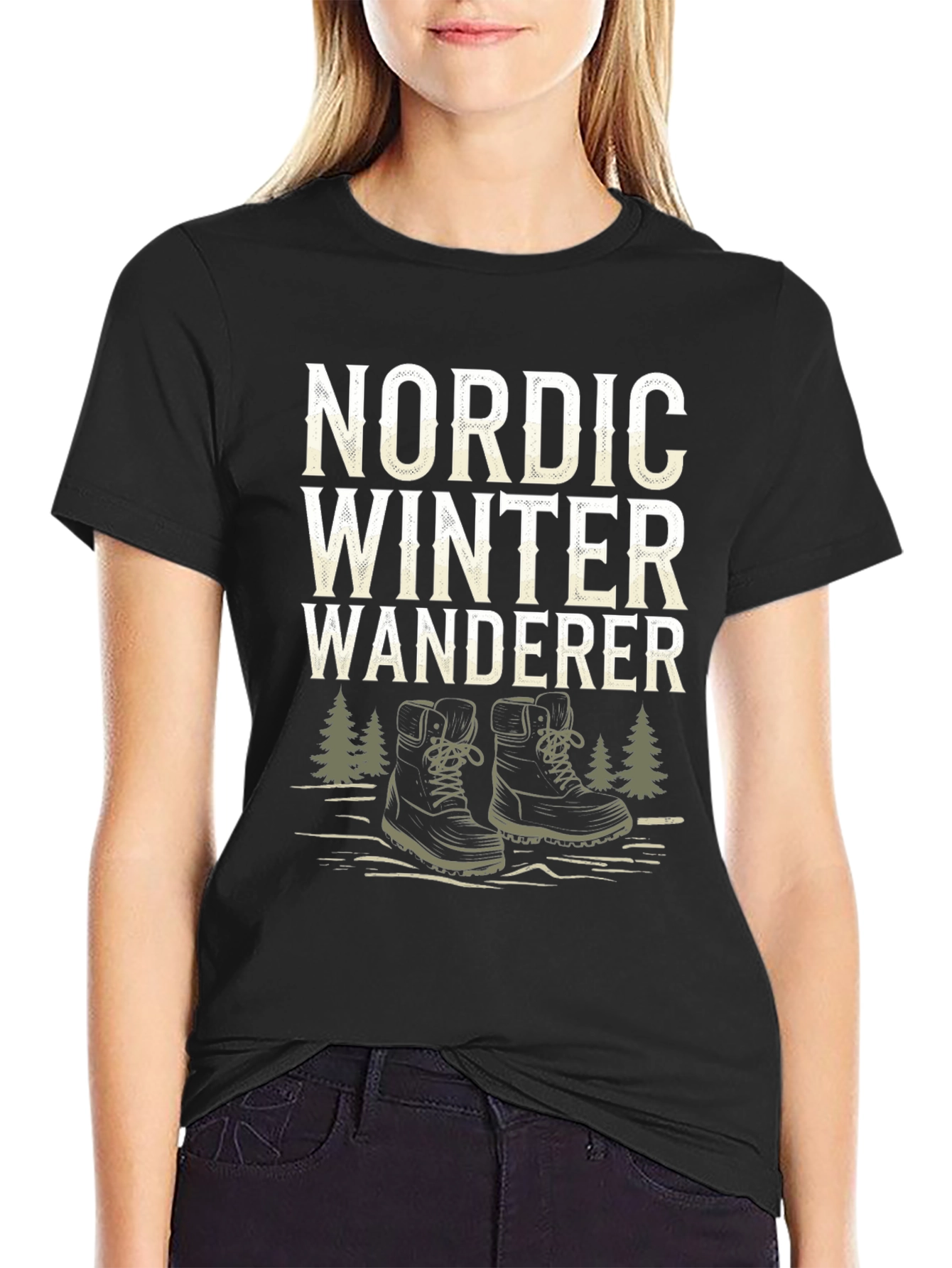 Nordic Winter Wanderer Graphic Tee