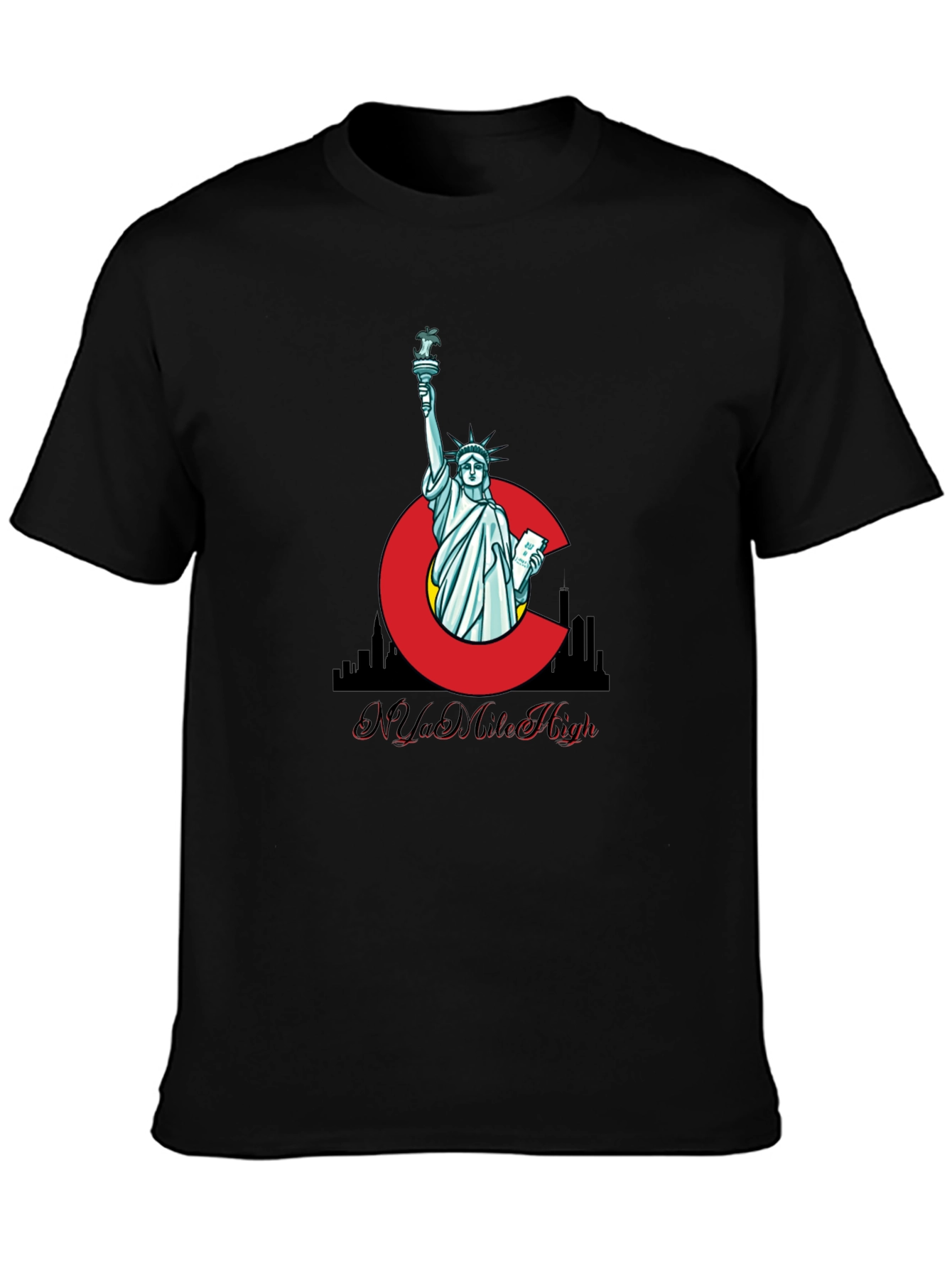 Statue of Liberty C Graphic T-Shirt