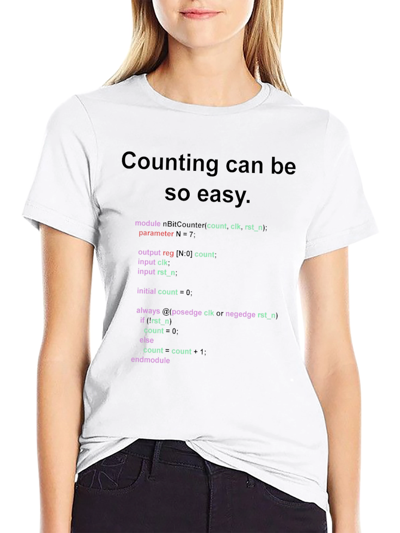 Code Counting Easy T-Shirt - Programmer Style