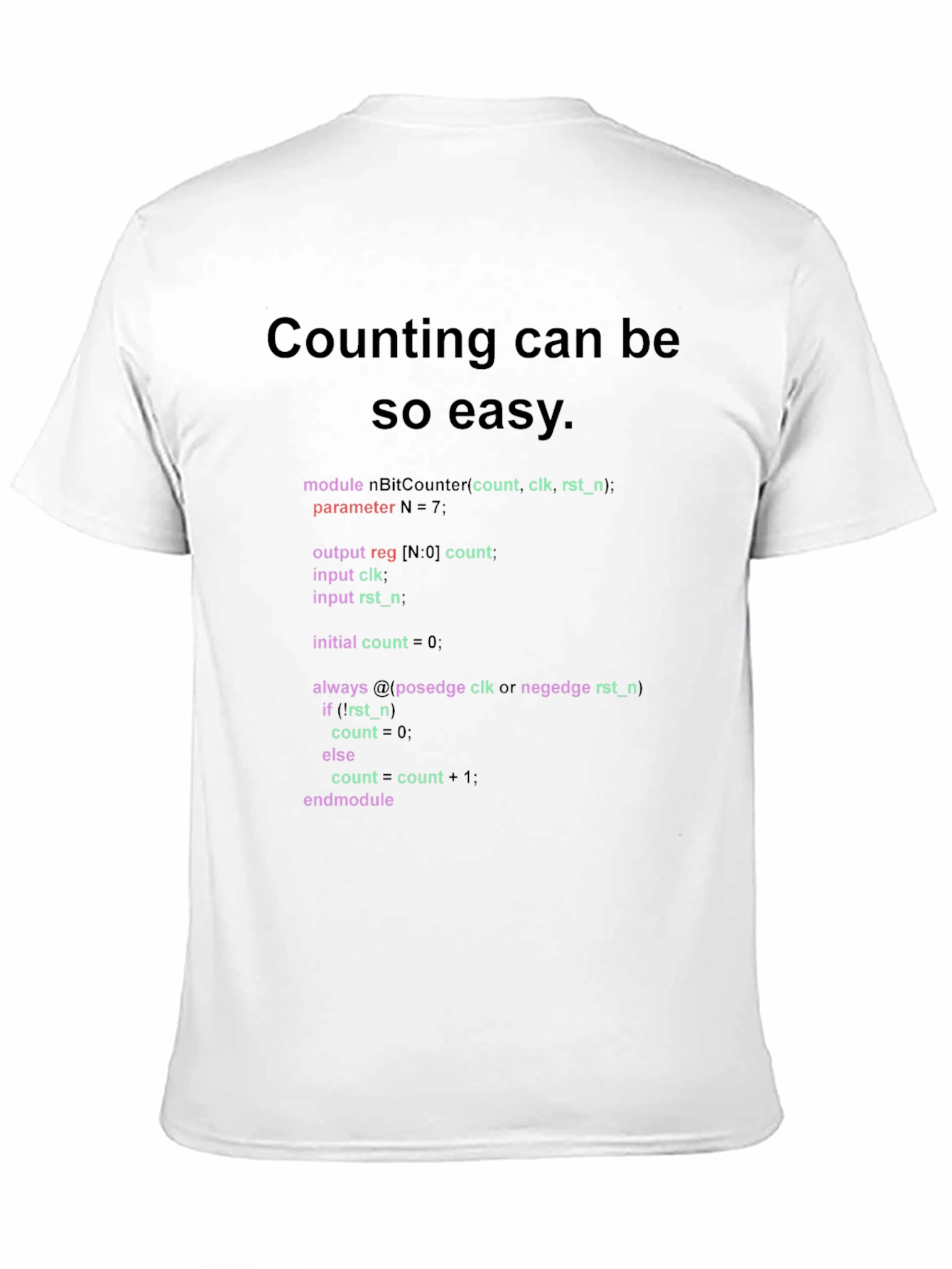 Code Counting Easy T-Shirt - Programmer Style