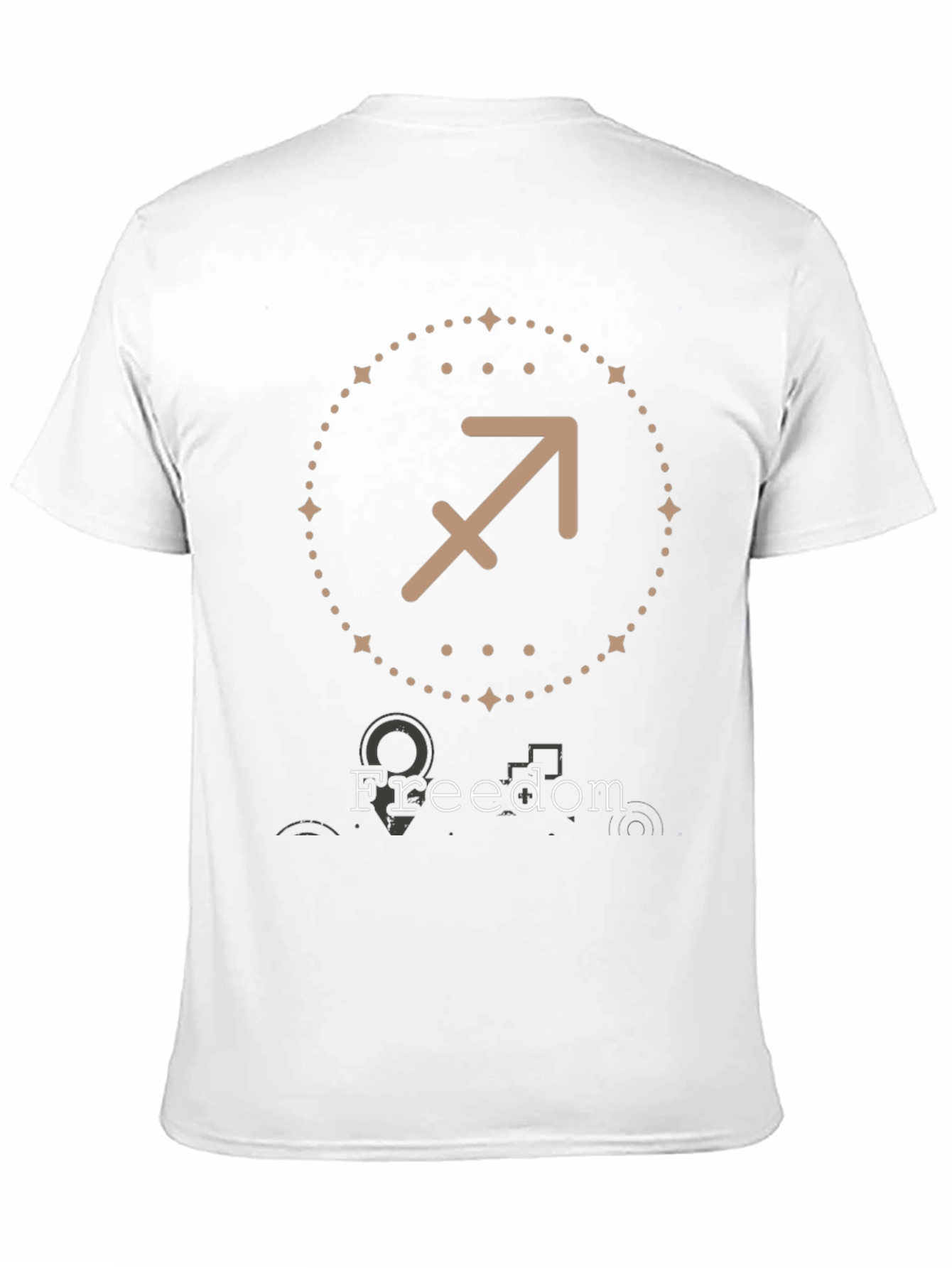 Sagittarius Zodiac T-Shirt - Freedom Design