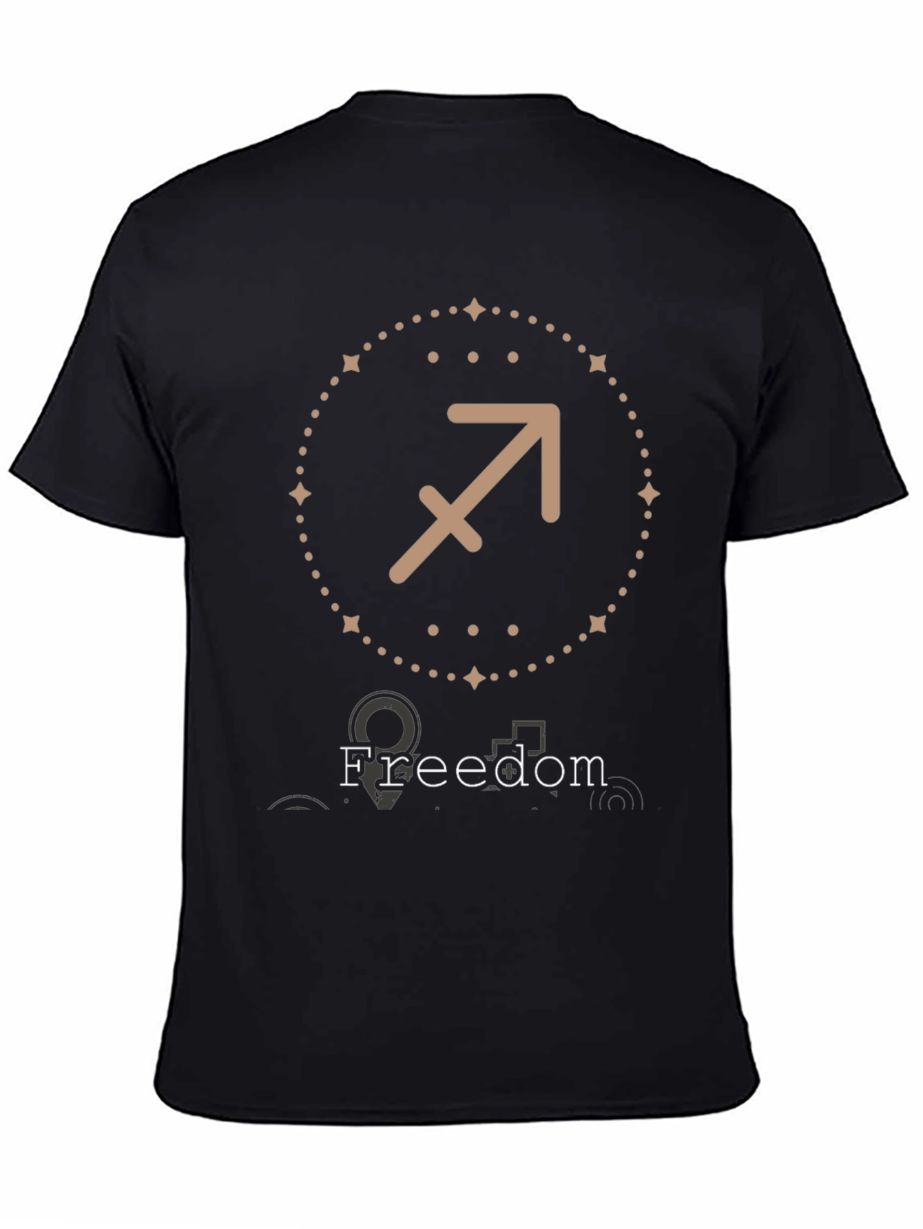 Sagittarius Zodiac T-Shirt - Freedom Design