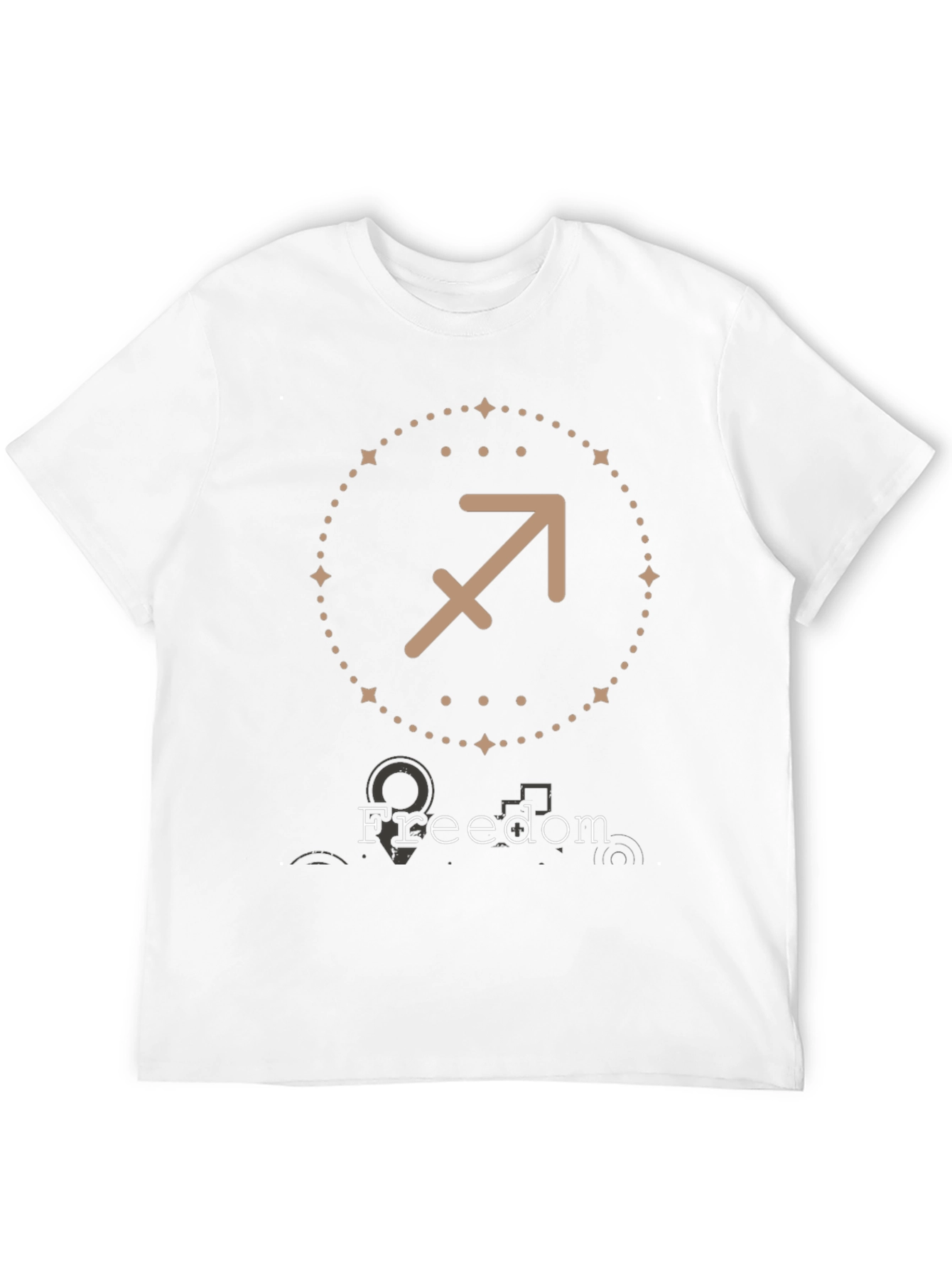 Sagittarius Zodiac T-Shirt - Freedom Design