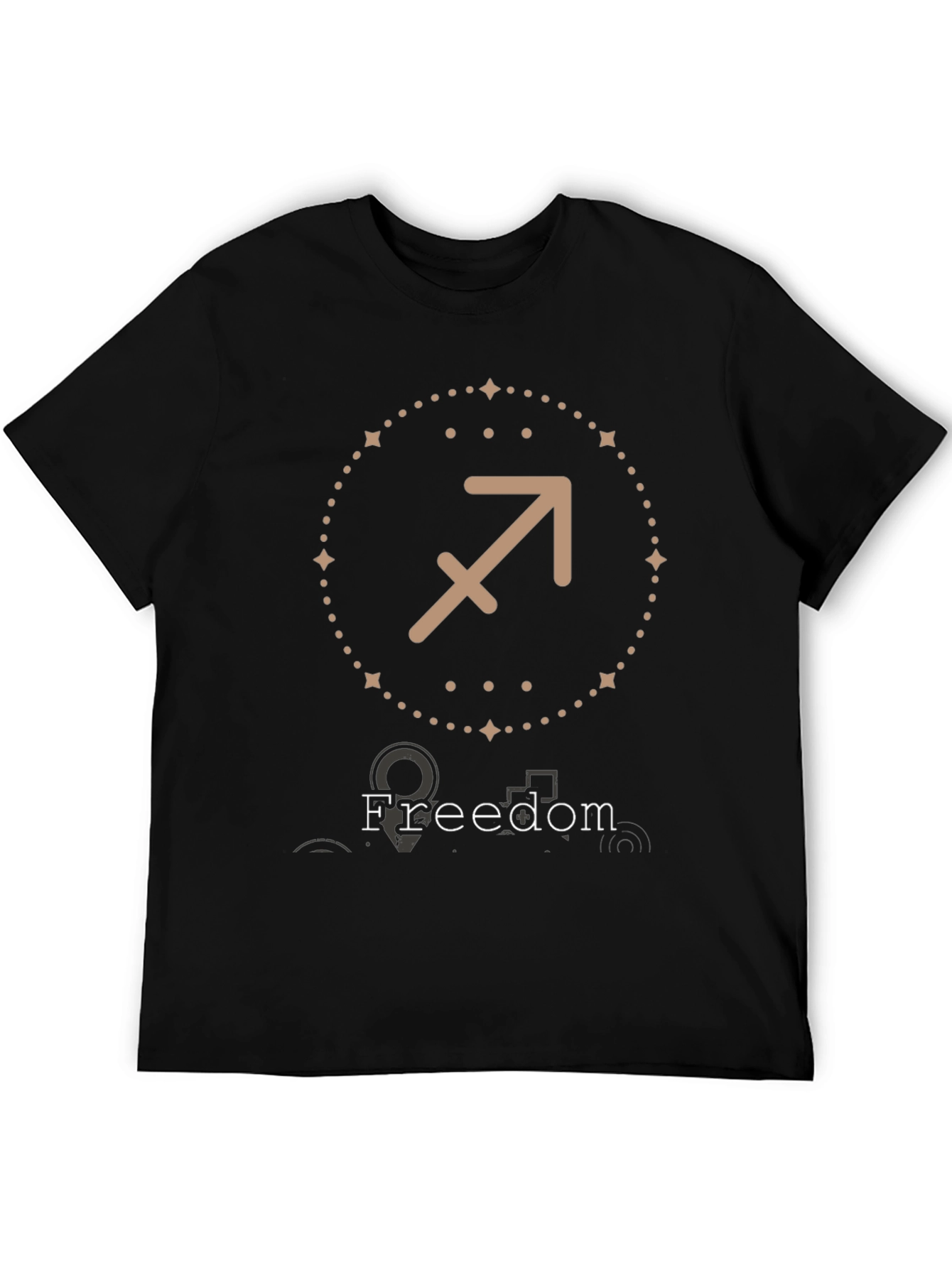 Sagittarius Zodiac T-Shirt - Freedom Design