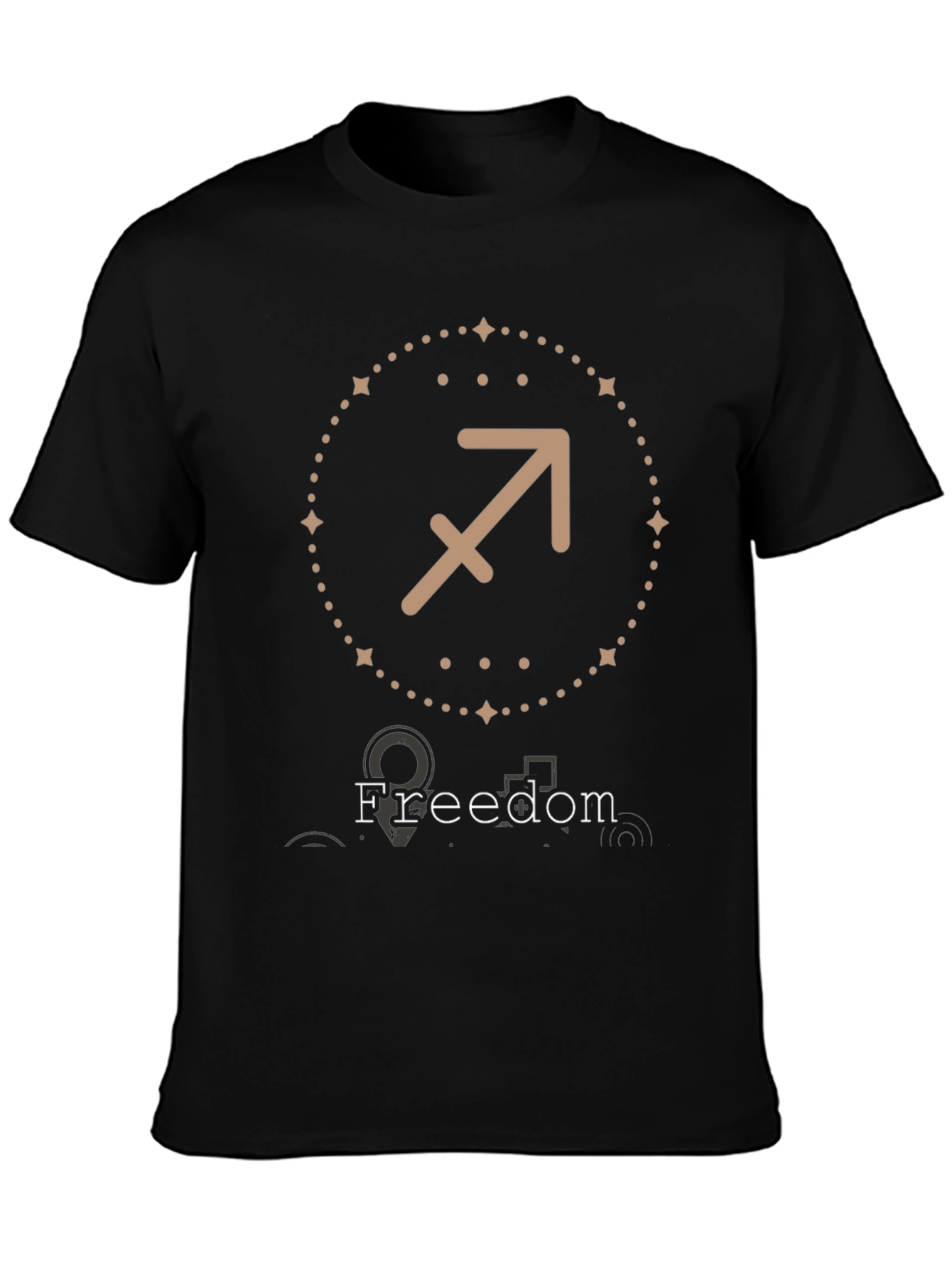 Sagittarius Zodiac T-Shirt - Freedom Design