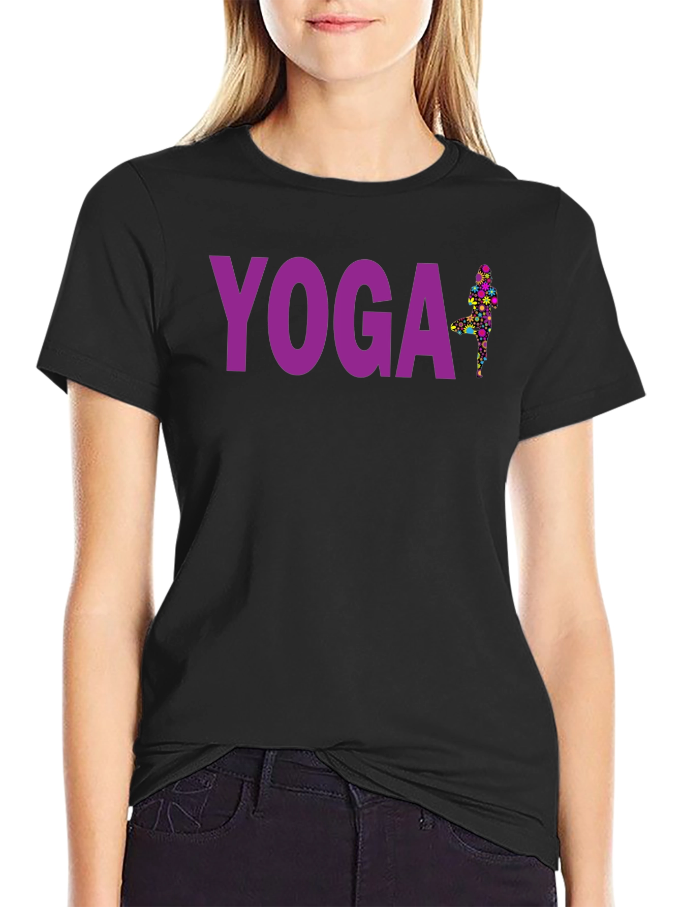 Yoga T-Shirt - Tree Pose Graphic