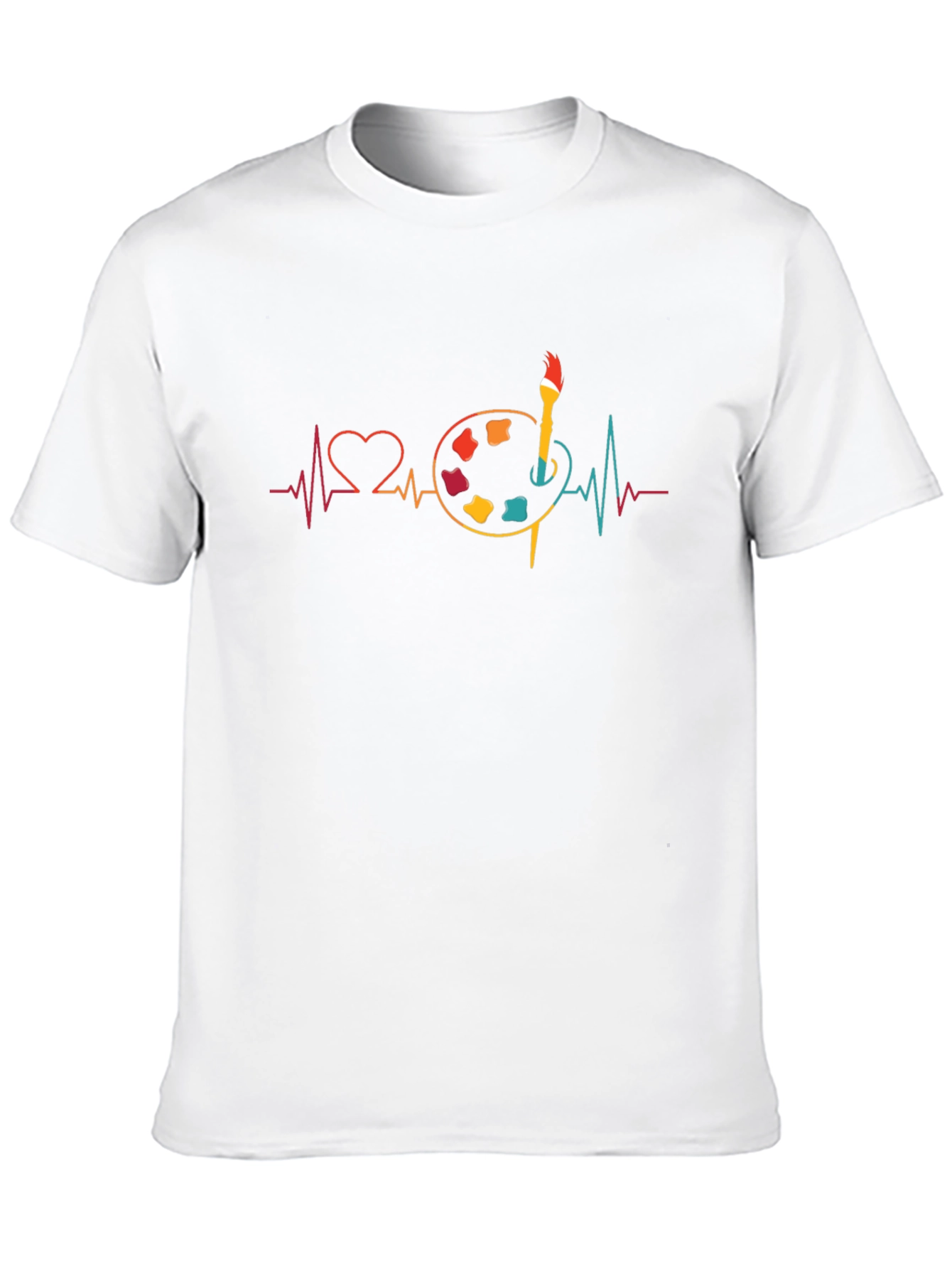 Artist Heartbeat T-Shirt - Painters Palette Tee