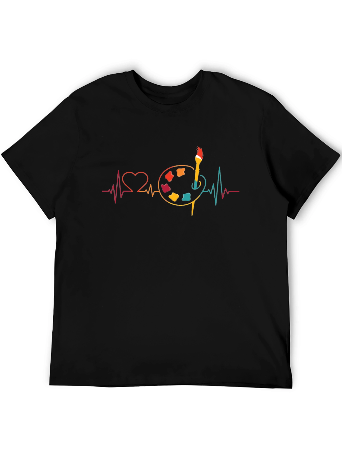 Artist Heartbeat T-Shirt - Painters Palette Tee