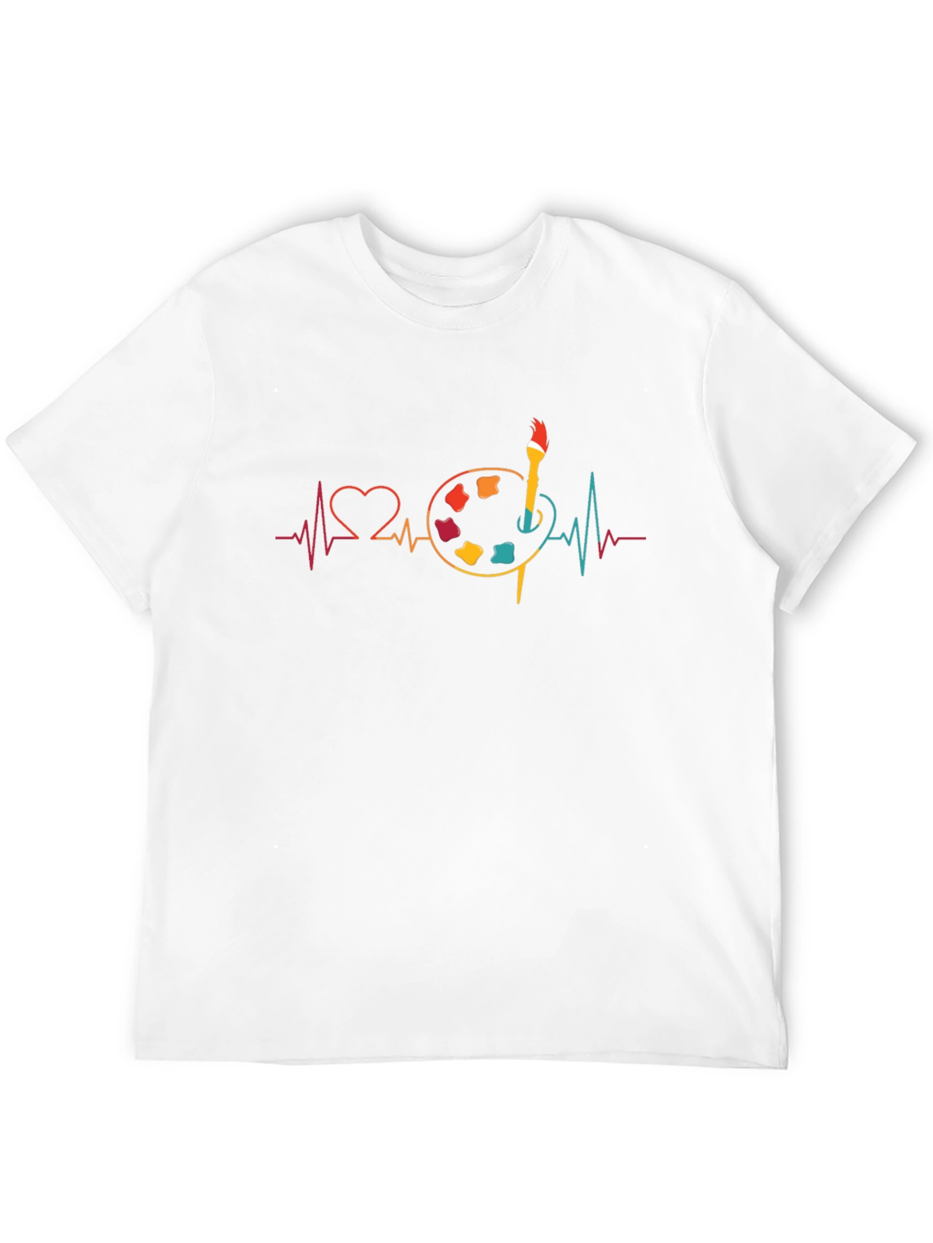 Artist Heartbeat T-Shirt - Painters Palette Tee