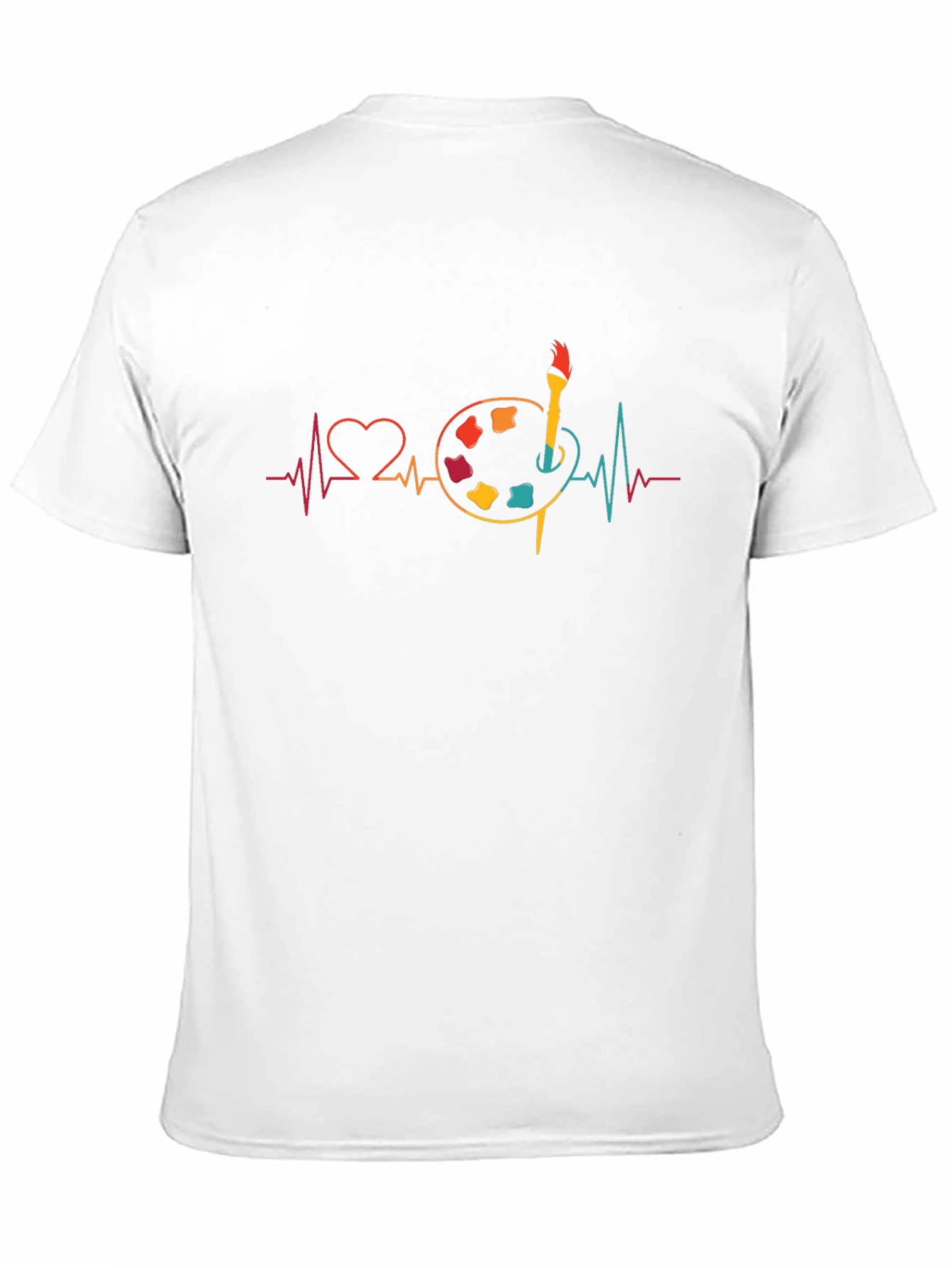 Artist Heartbeat T-Shirt - Painters Palette Tee
