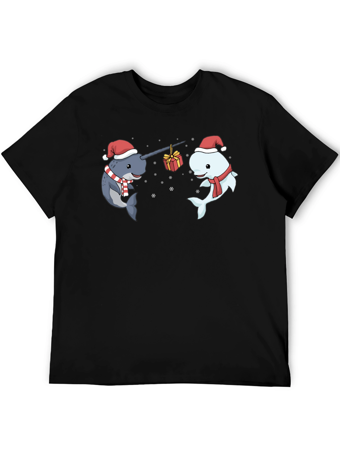 Festive Narwhal Christmas T-Shirt