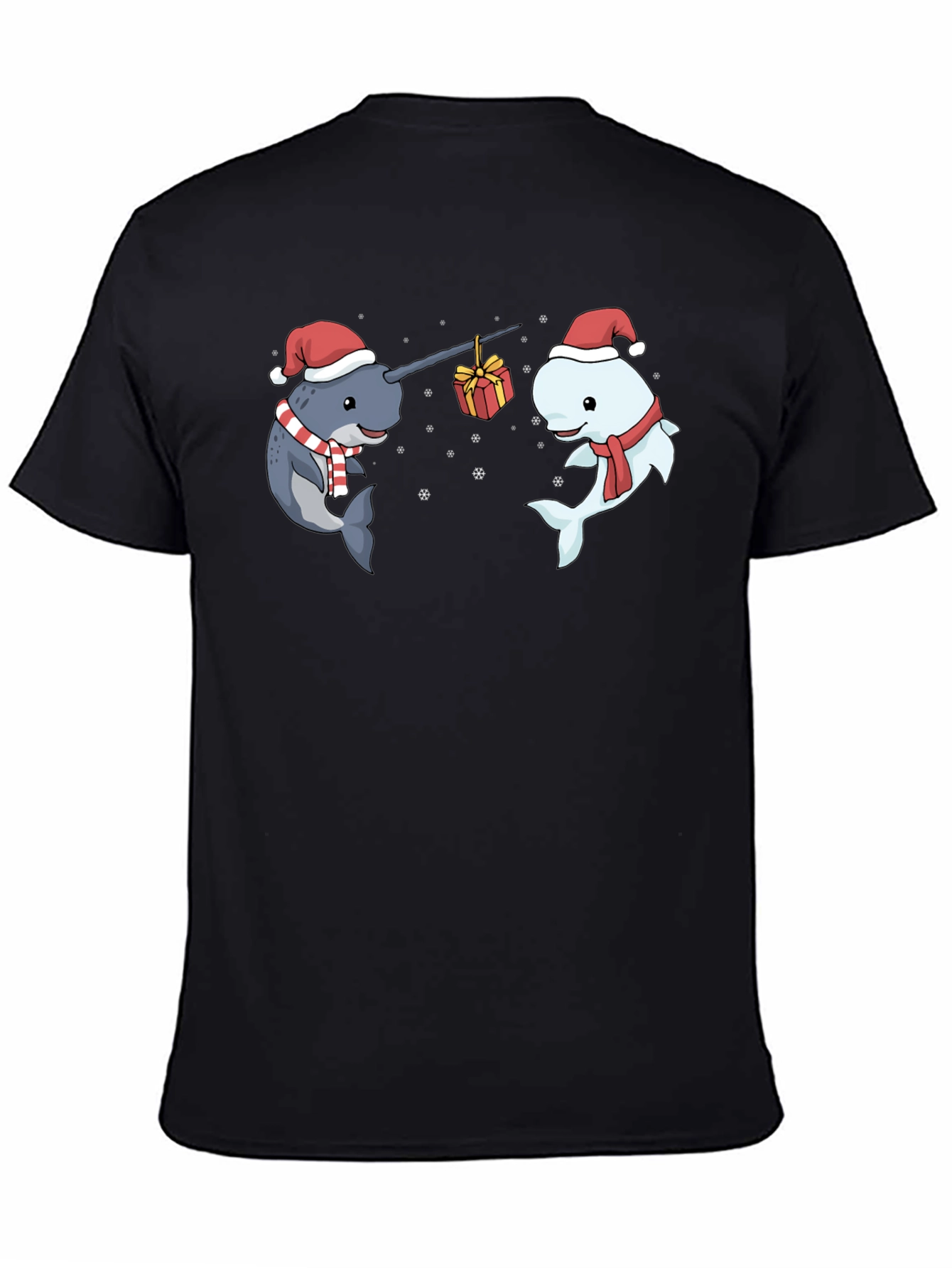 Festive Narwhal Christmas T-Shirt