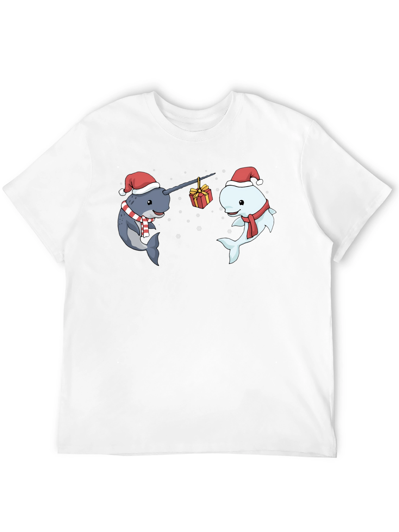Festive Narwhal Christmas T-Shirt