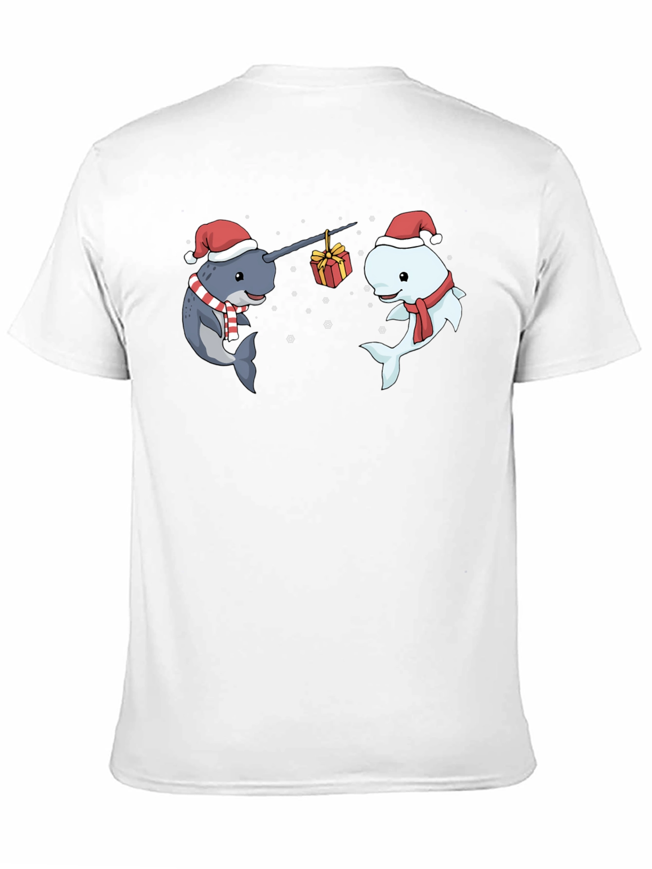 Festive Narwhal Christmas T-Shirt