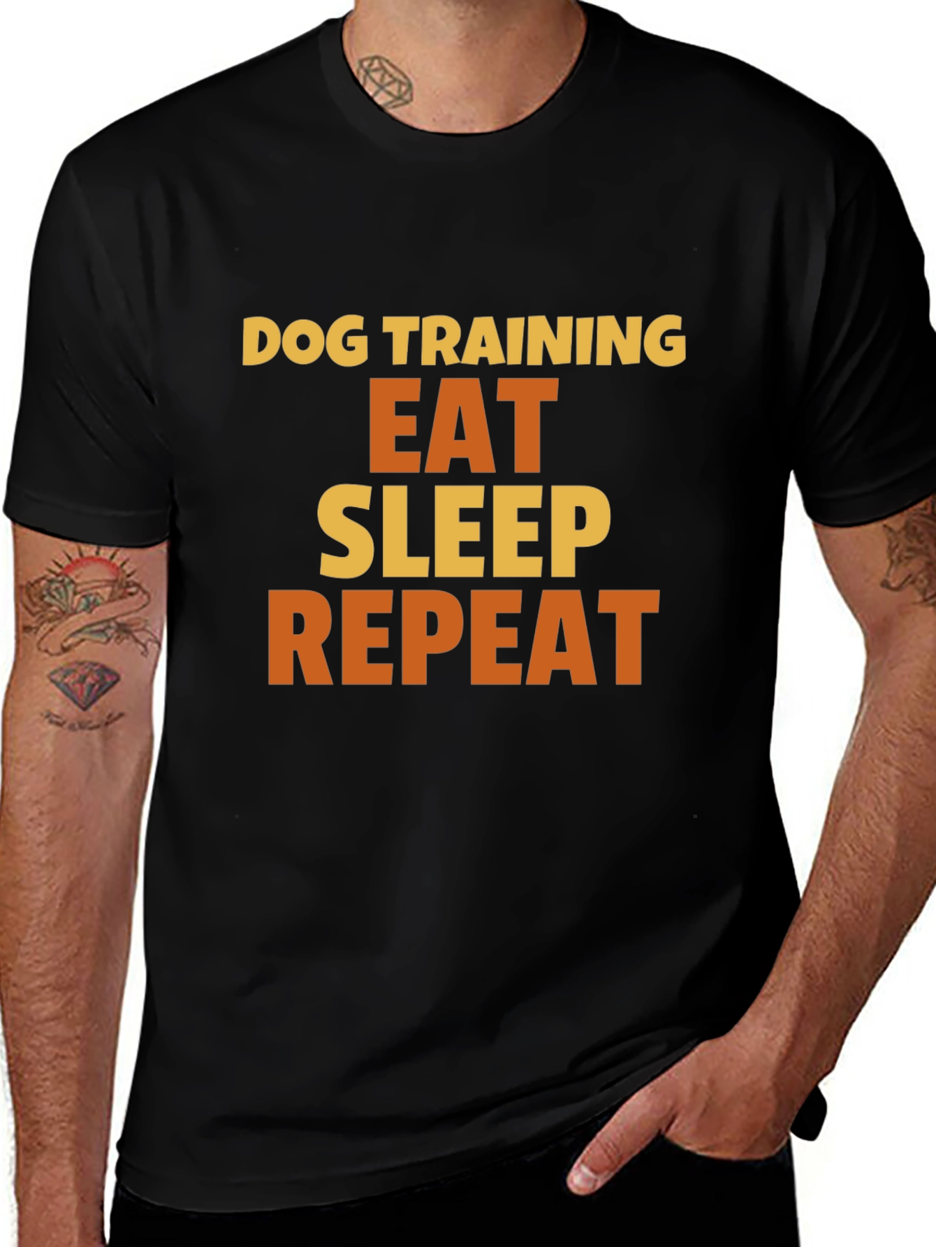 Dog Training Eat Sleep Repeat T-Shirt