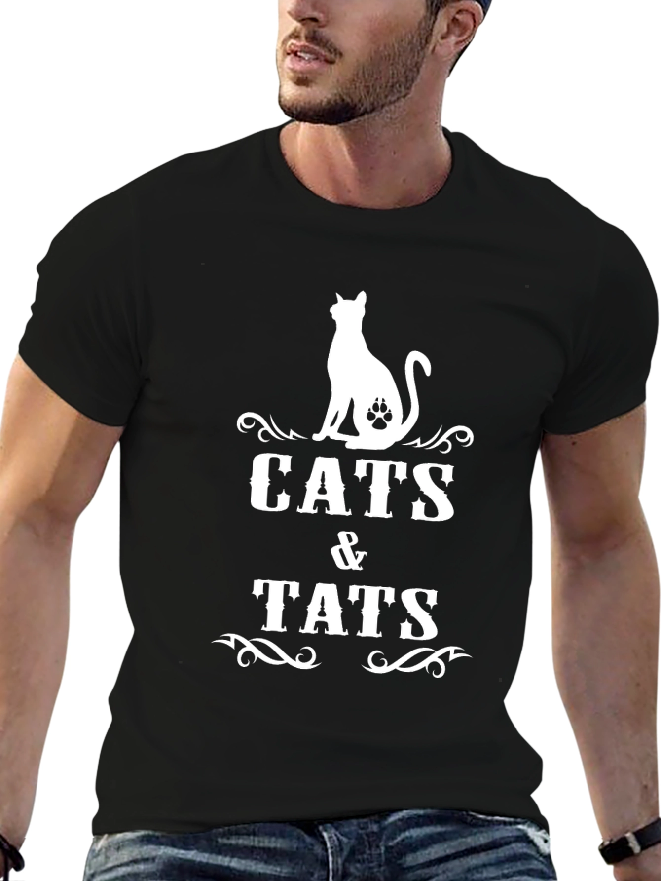 Cats and Tats T-Shirt: Tattoo Lover Edition