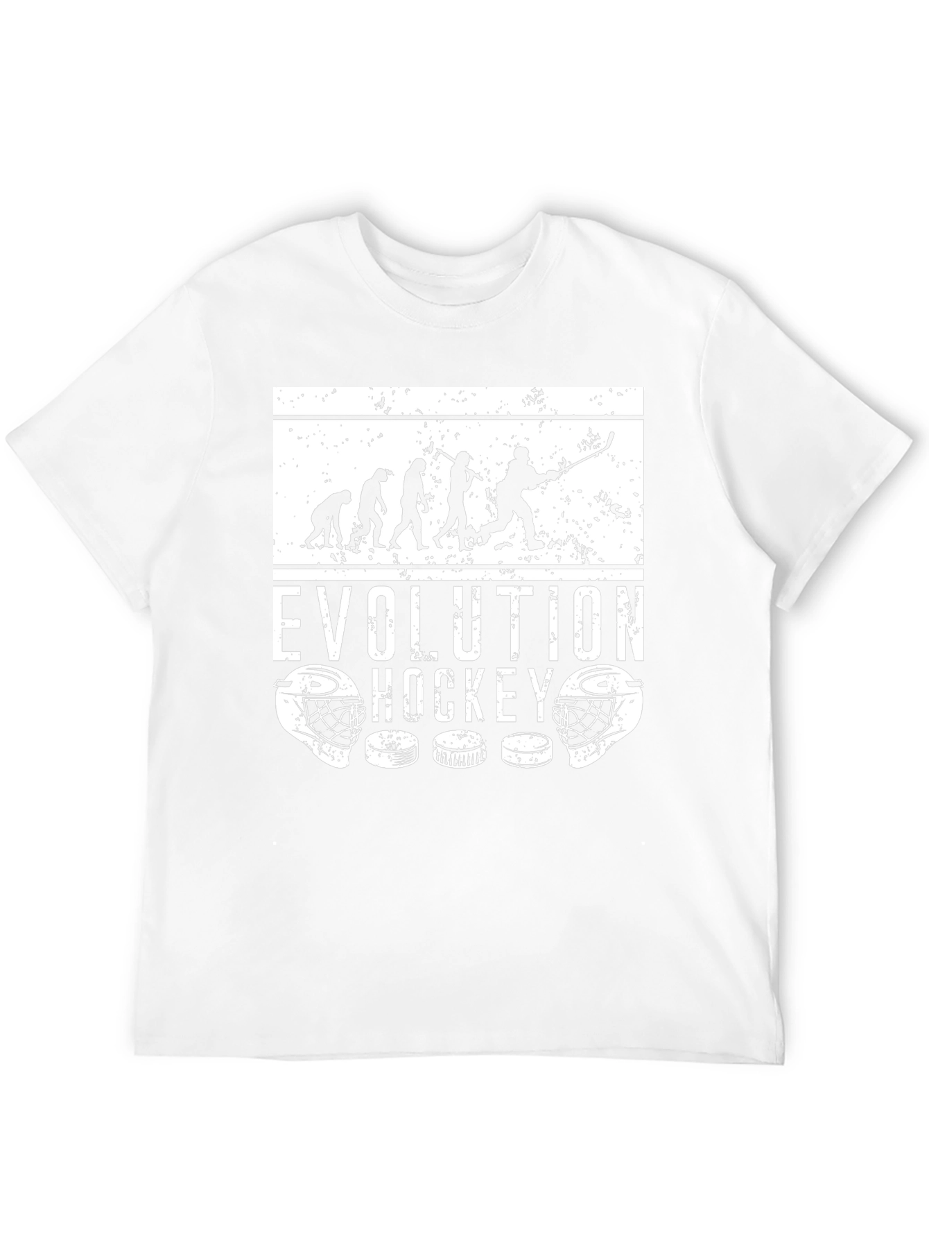 Hockey Evolution Graphic Tee - Black