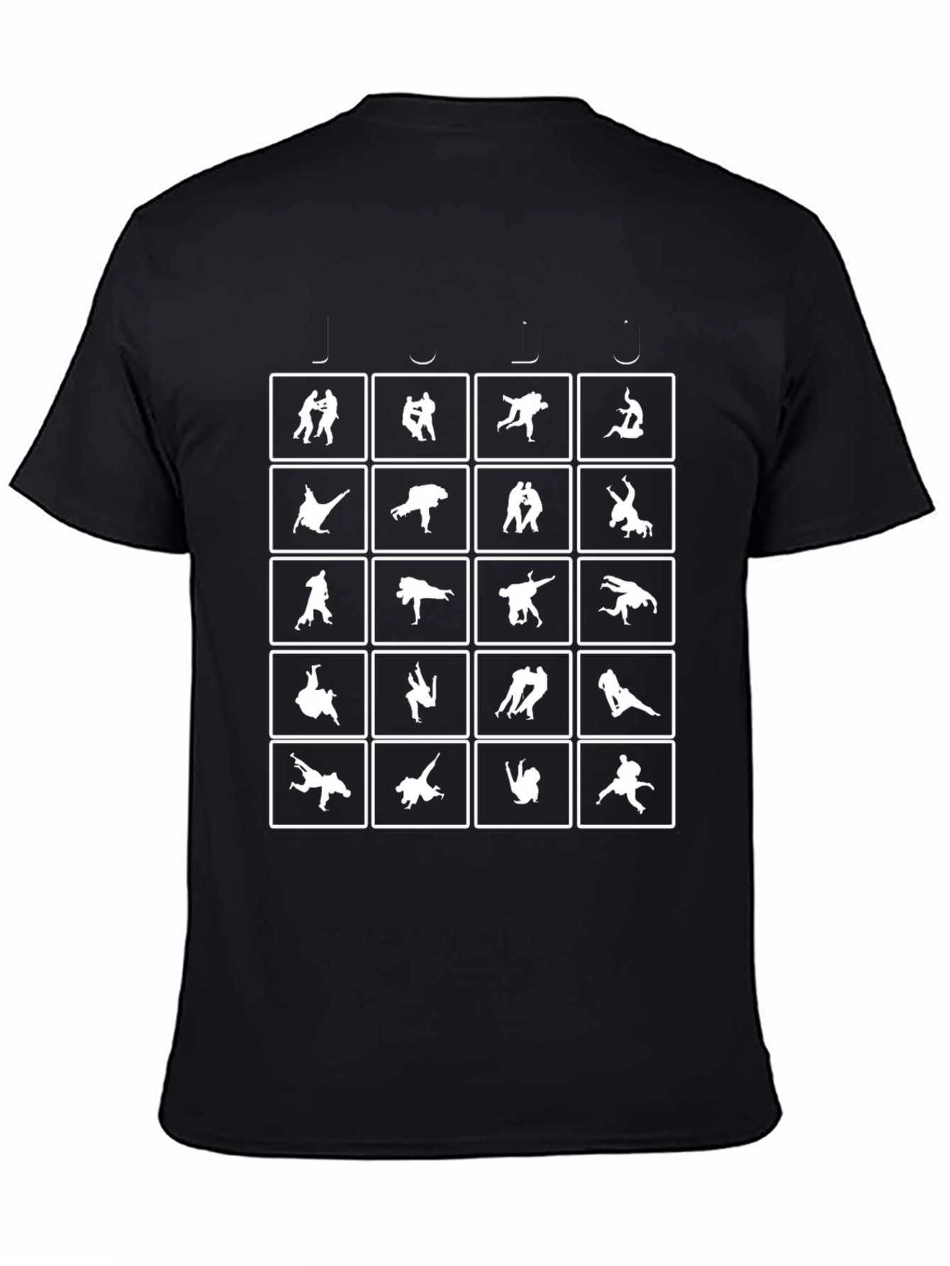 Martial Arts Silhouette Graphic Tee