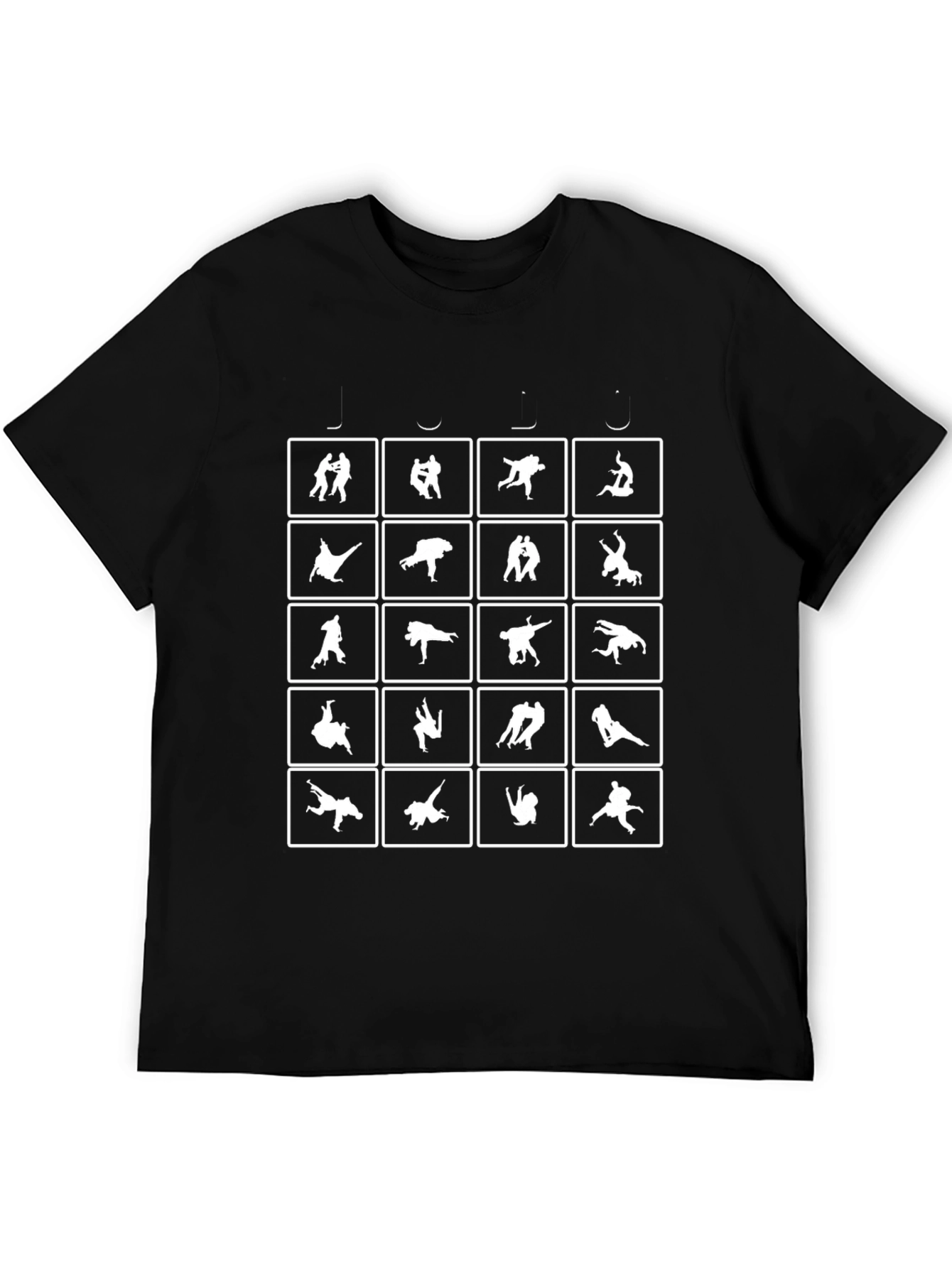 Martial Arts Silhouette Graphic Tee