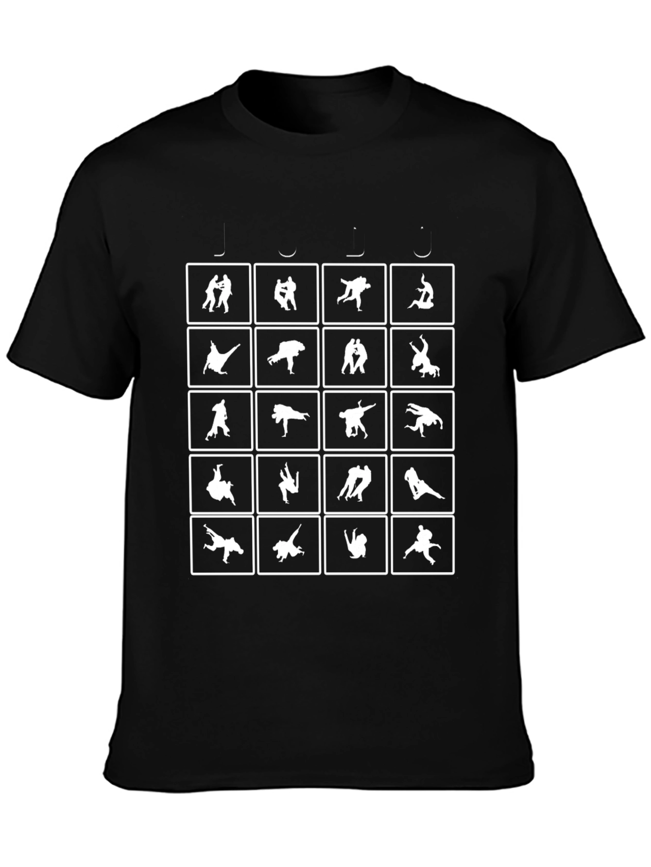 Martial Arts Silhouette Graphic Tee