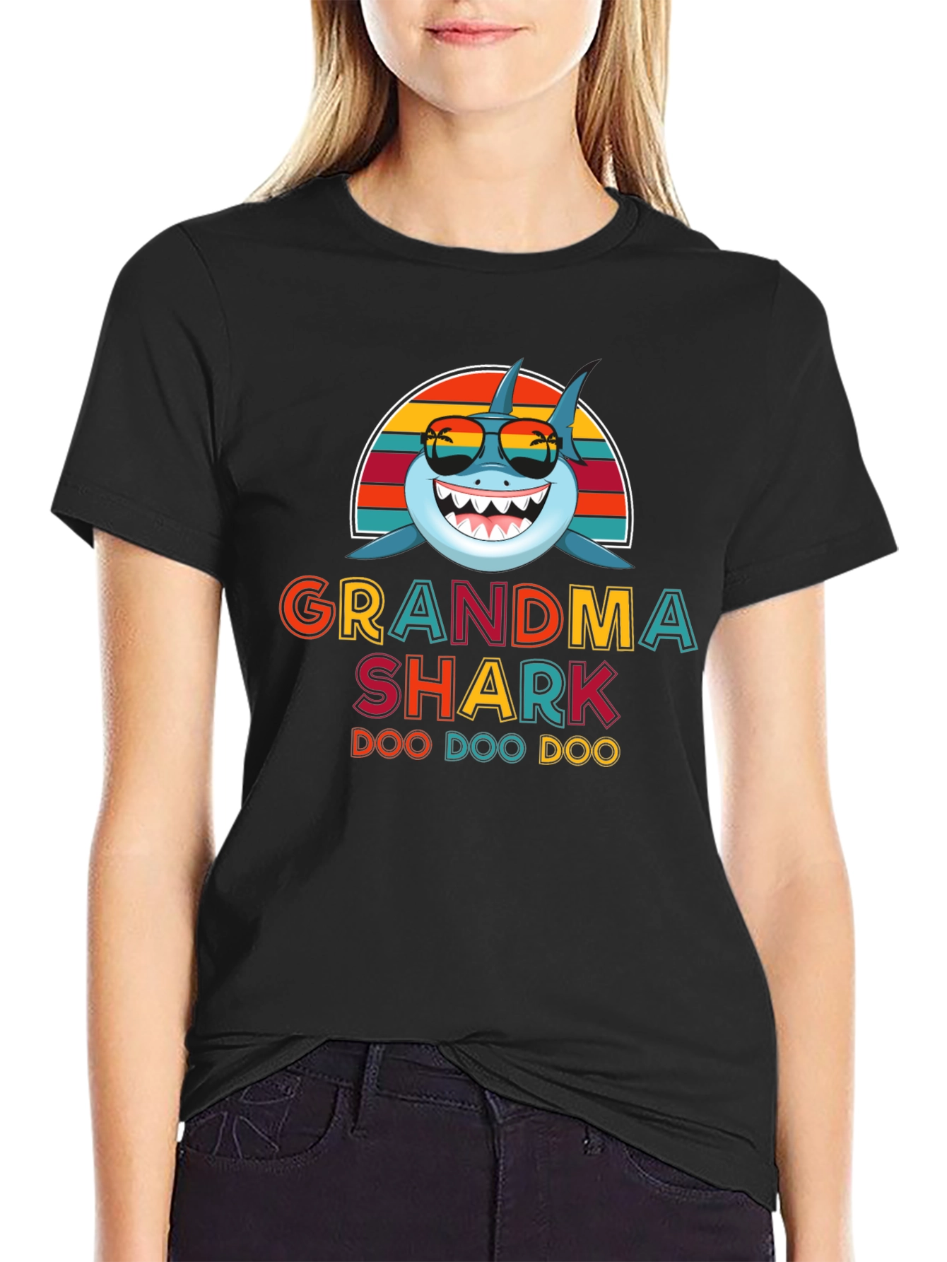 Grandma Shark T-Shirt - Doo Doo Doo