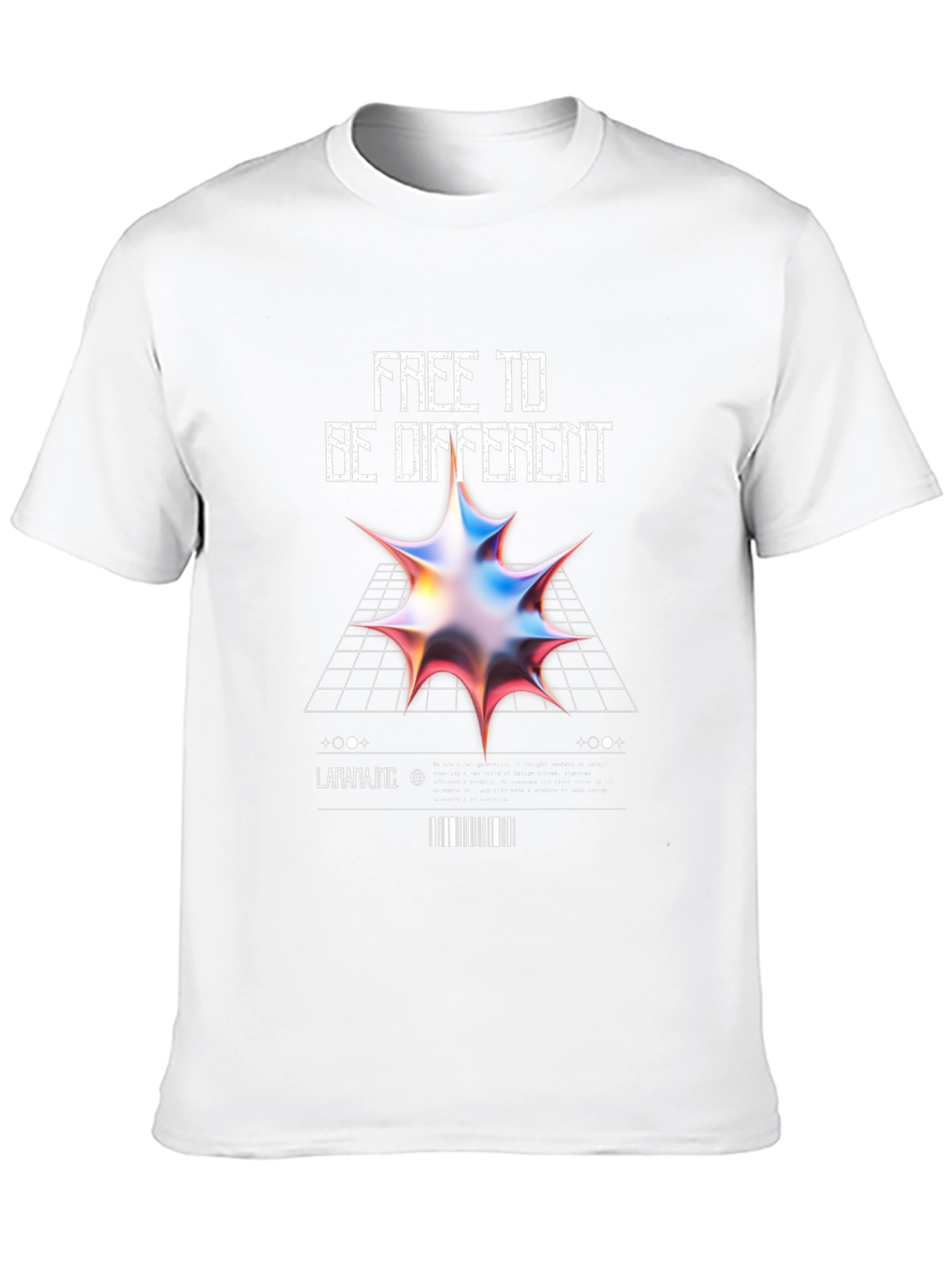 Free to Be Different Graphic Tee - Black