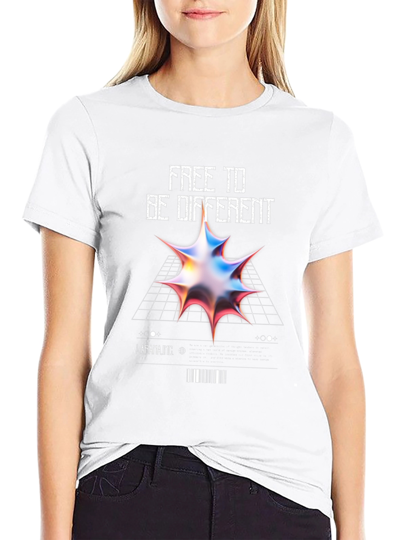 Free to Be Different Graphic Tee - Black