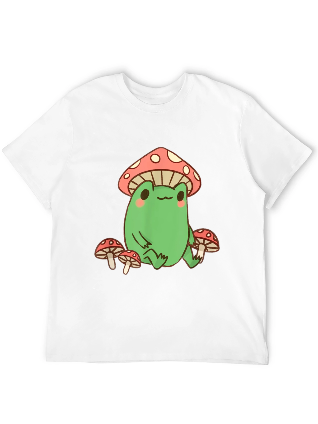 Mushroom Frog Graphic Tee - Black