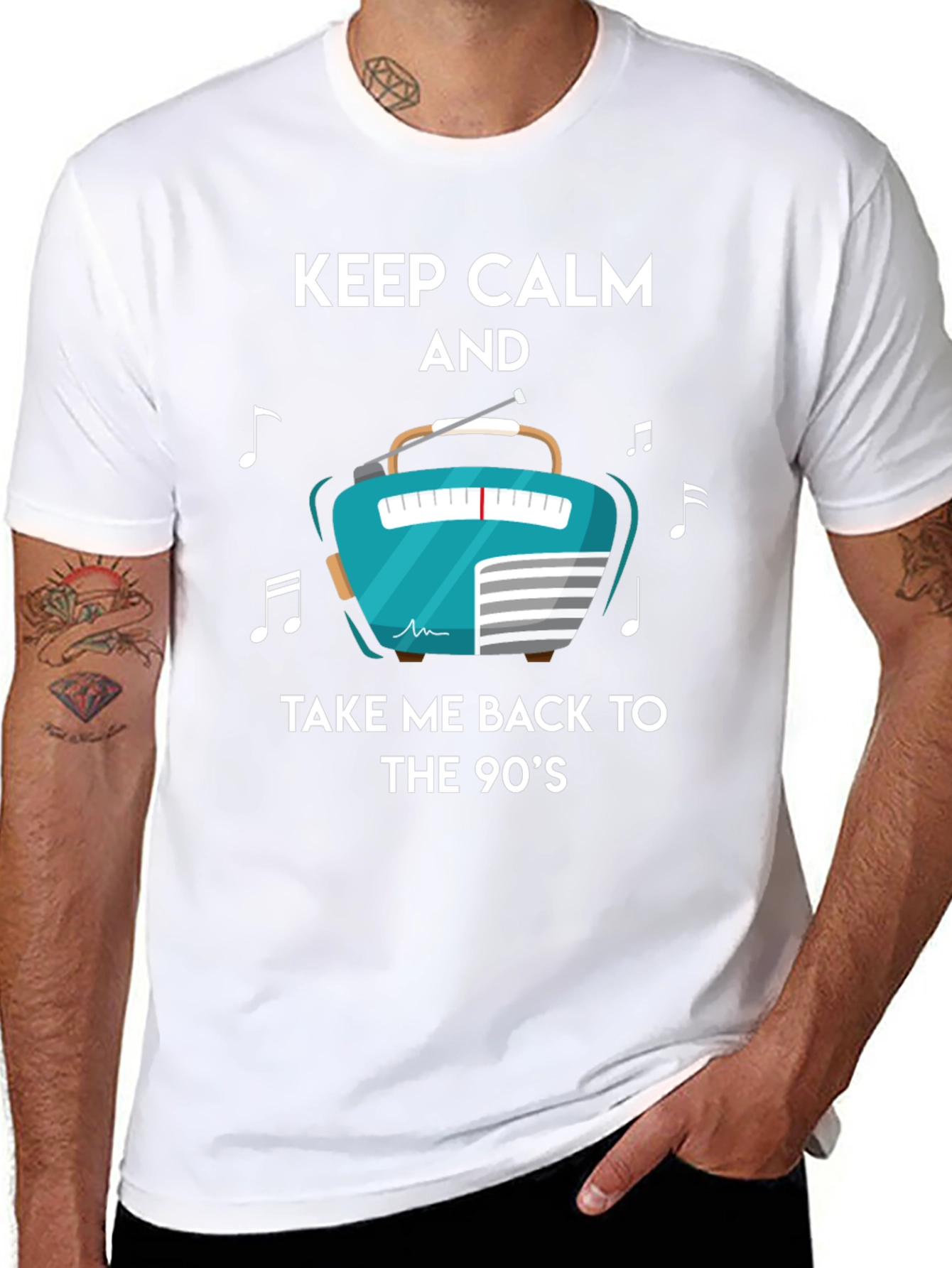 Keep Calm 90s Radio T-Shirt