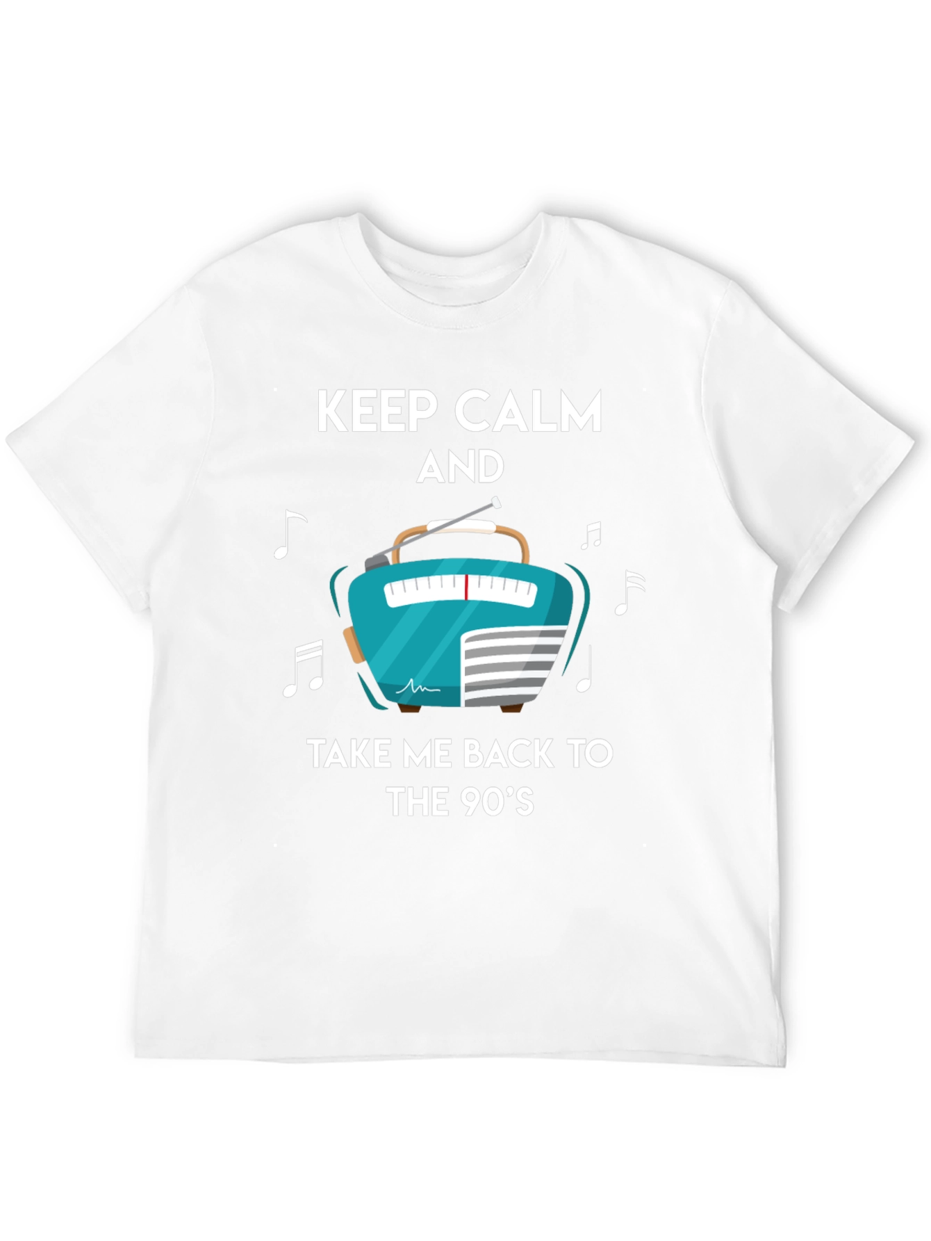 Keep Calm 90s Radio T-Shirt